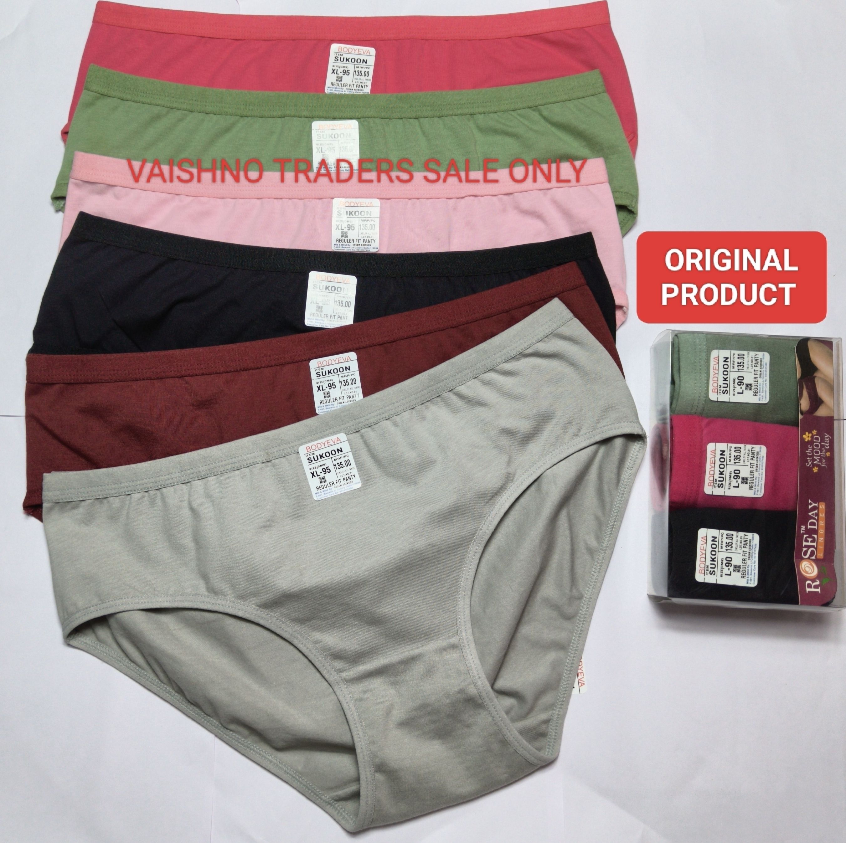 Pack of 3 Women Hipster Multicolor Panty-image-11