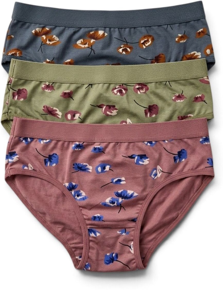 Pack of 3 Women Hipster Light Green, Light Blue, Pink, Grey Panty-image-45