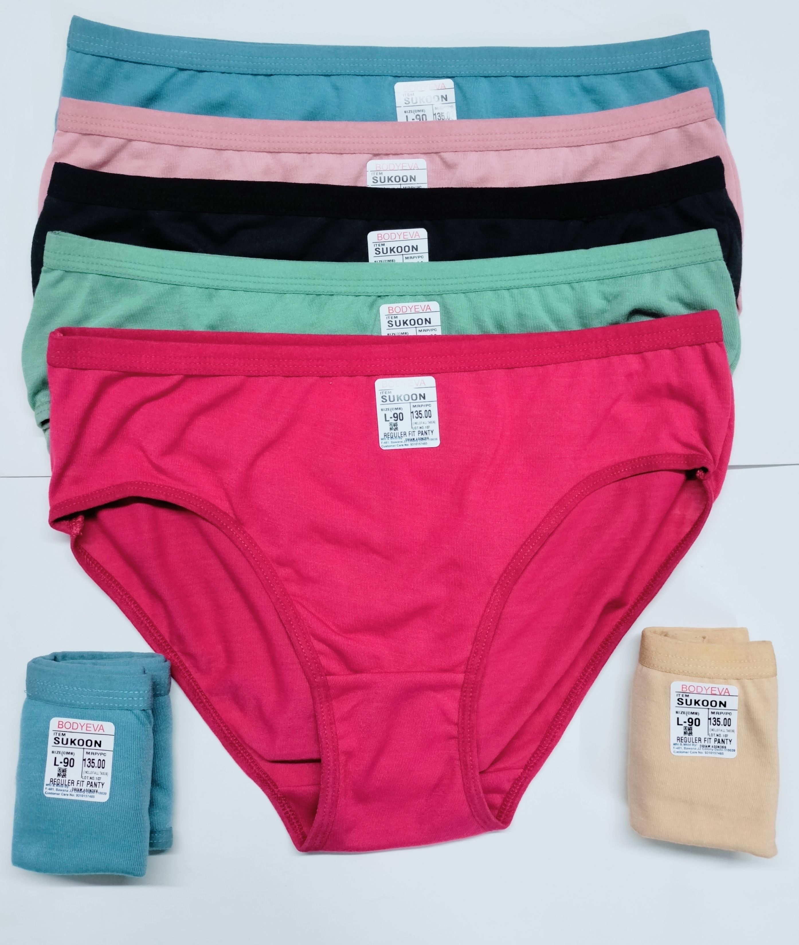 rose day Pack of 3 Women Hipster Multicolor Panty-picture-13