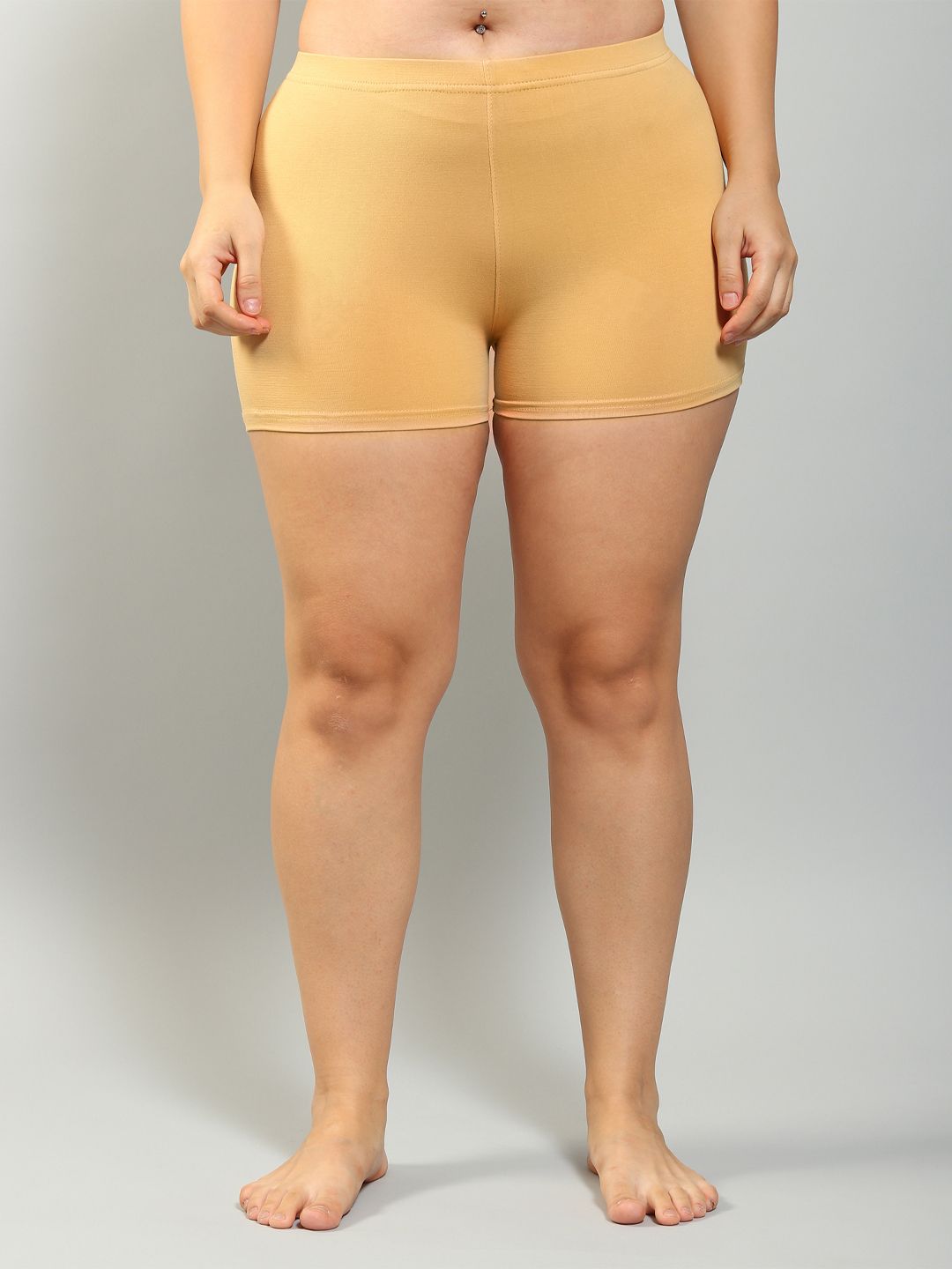 plus size Solid Women Beige Tights-picture-25