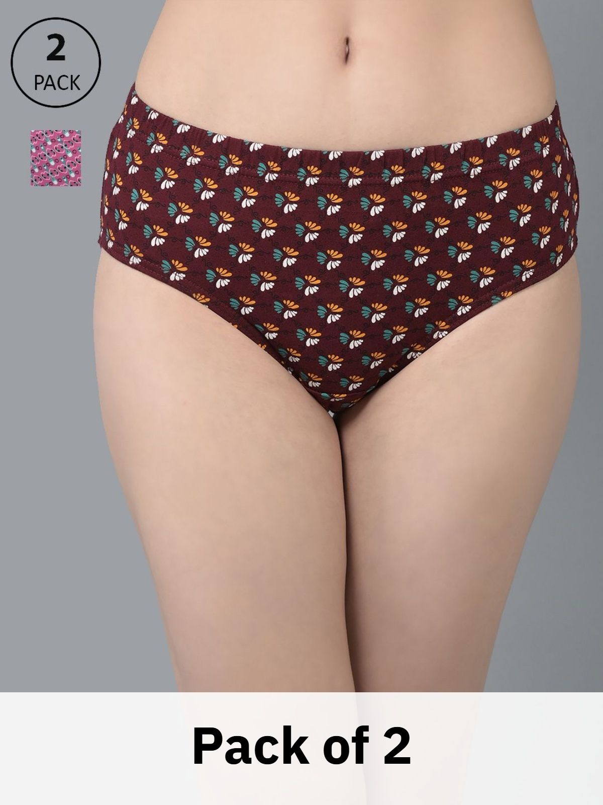 dollar missy Pack of 2 Women Hipster Multicolor Panty-picture-28