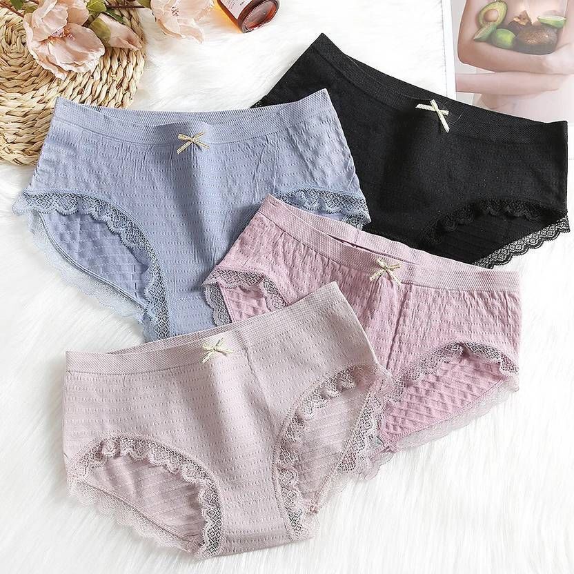 Pack of 3 Women Hipster Multicolor Panty