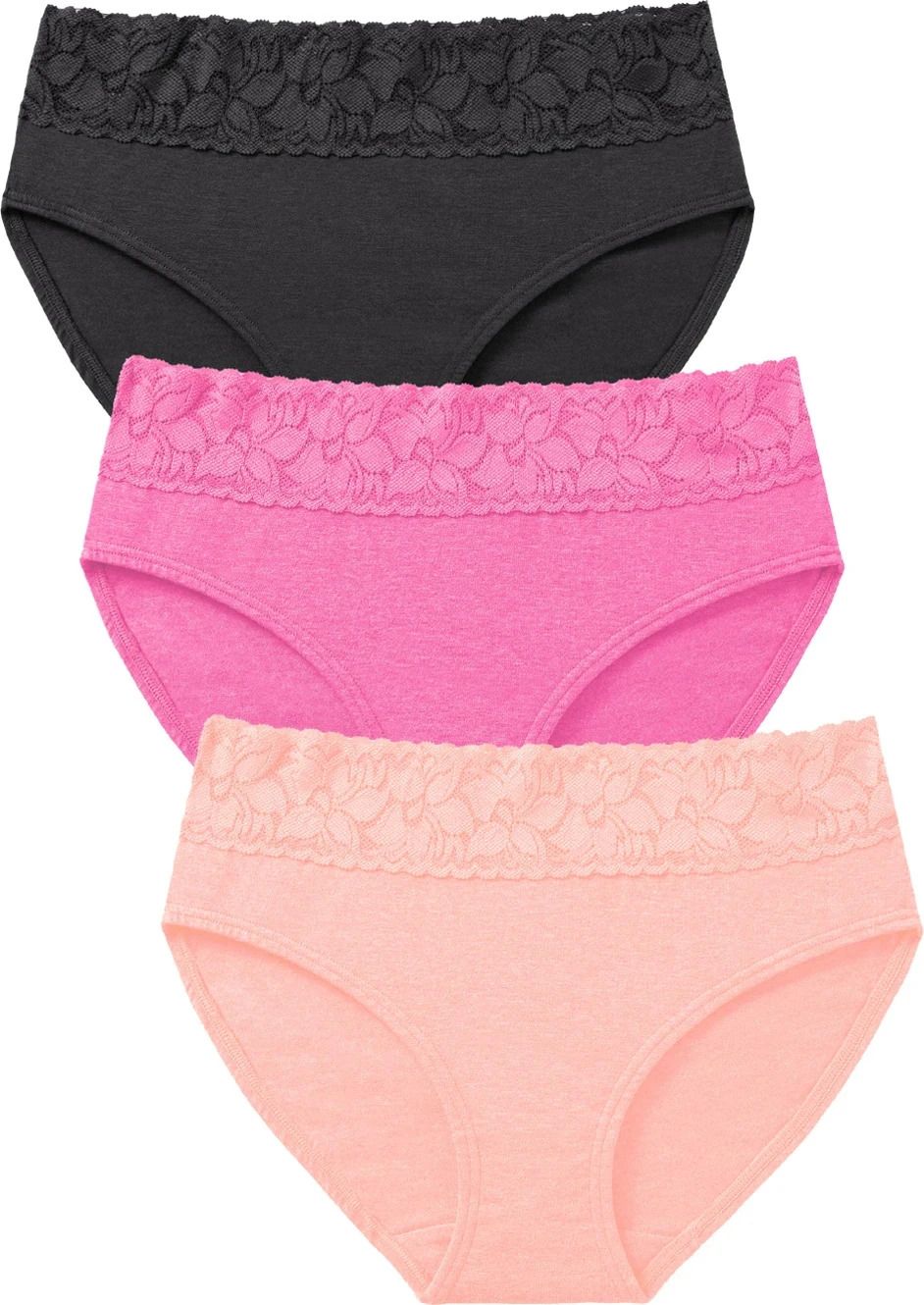 nicsy Pack of 3 Women Bikini Multicolor Panty-picture-38