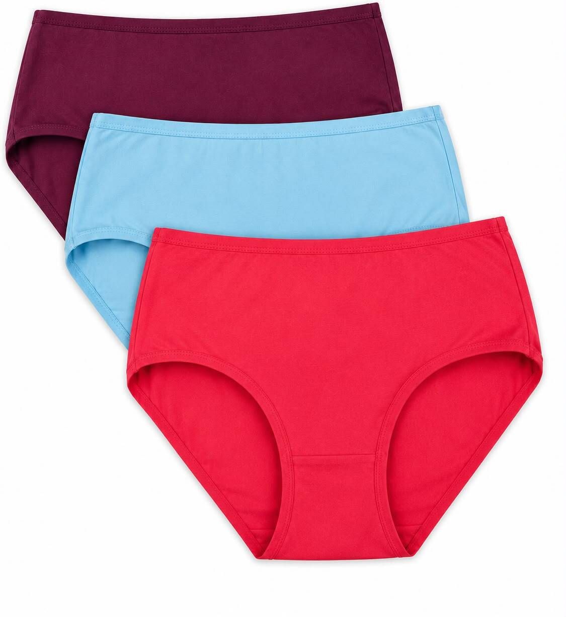 cratox Pack of 3 Women Hipster Multicolor Panty-picture-0
