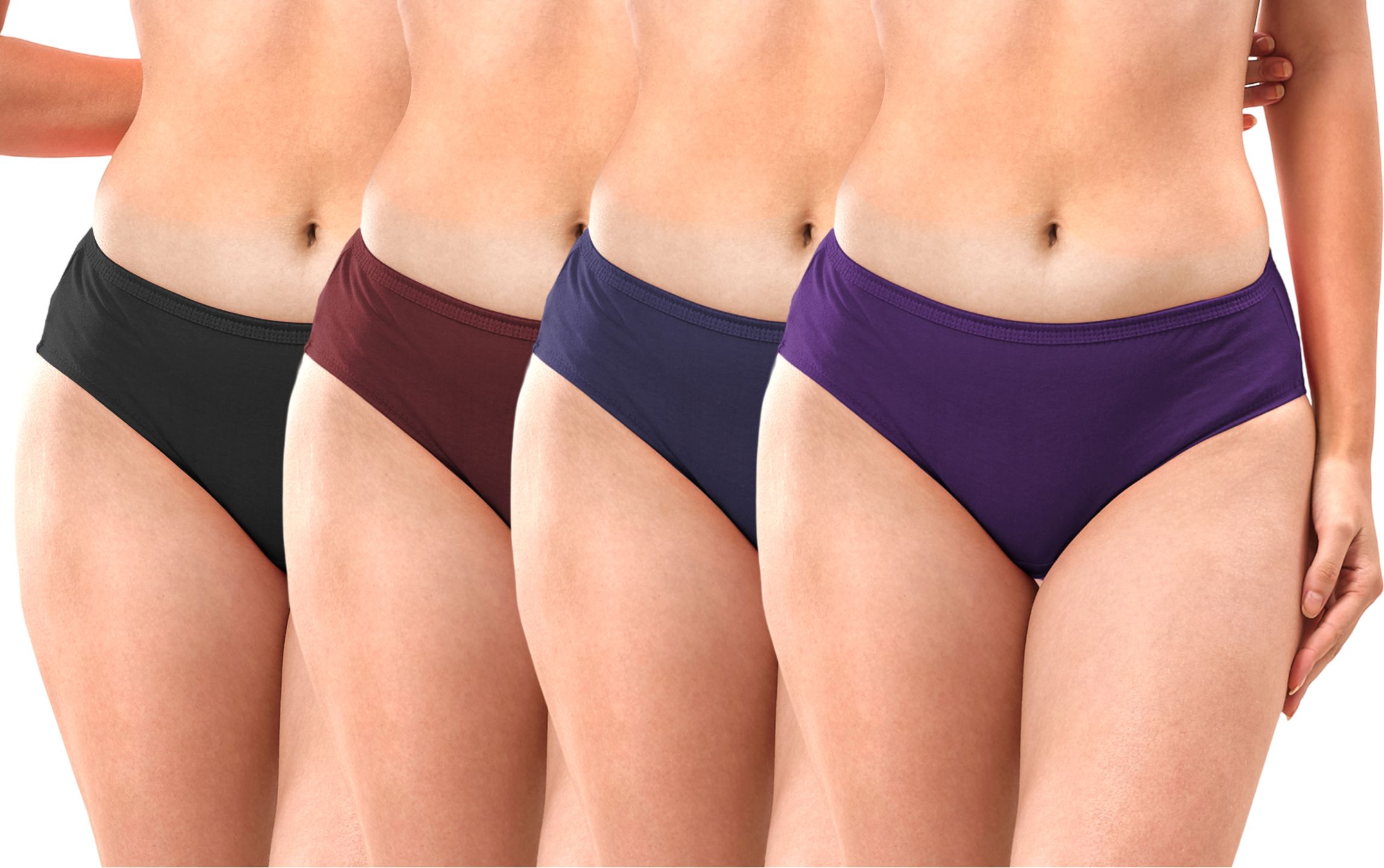 lyra Pack of 4 Women Hipster Multicolor Panty-picture-15