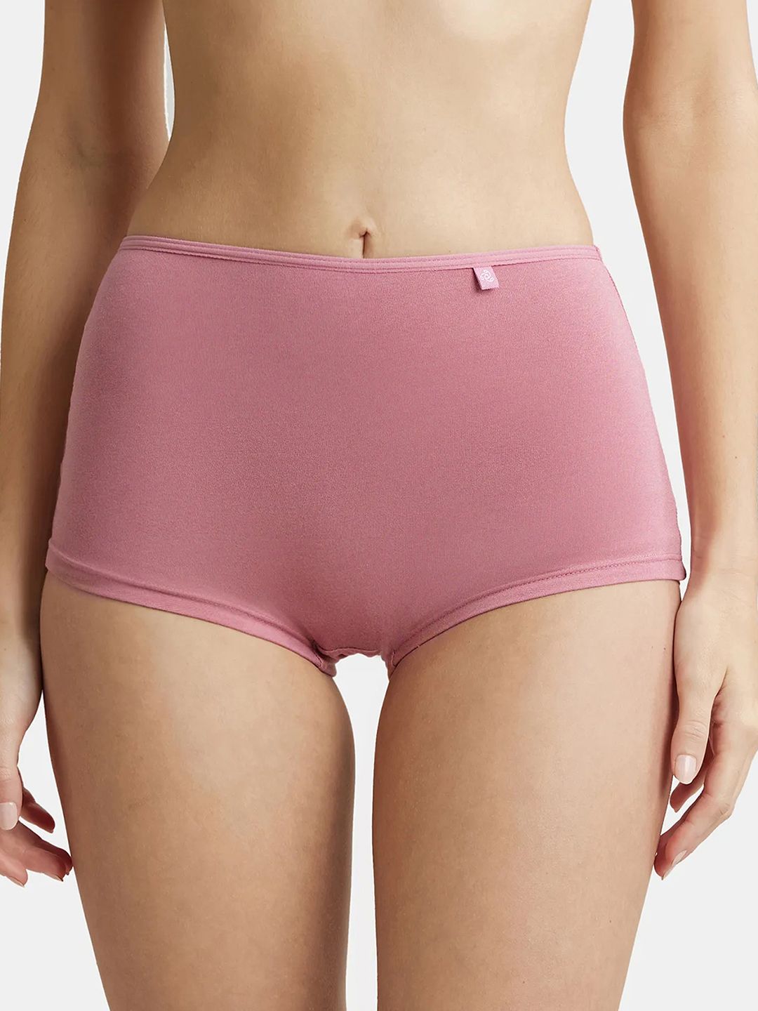 jockey SS04 High Coverage Super Combed Cotton Elastane Stretch with StayFresh Treatment Women Boy Short Pink Panty-picture-12