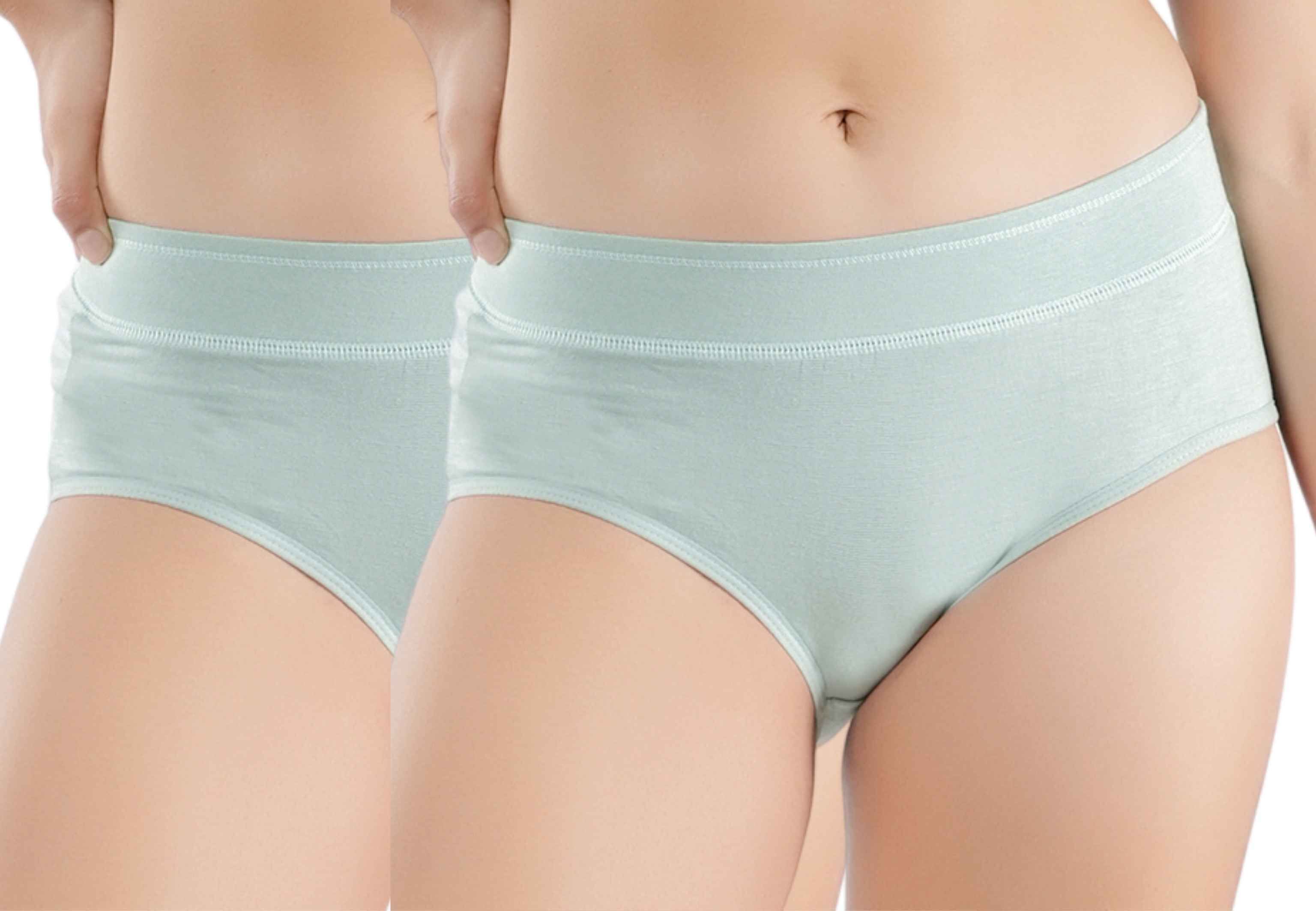 Pack of 2 Women Hipster Light Blue Panty-image-3