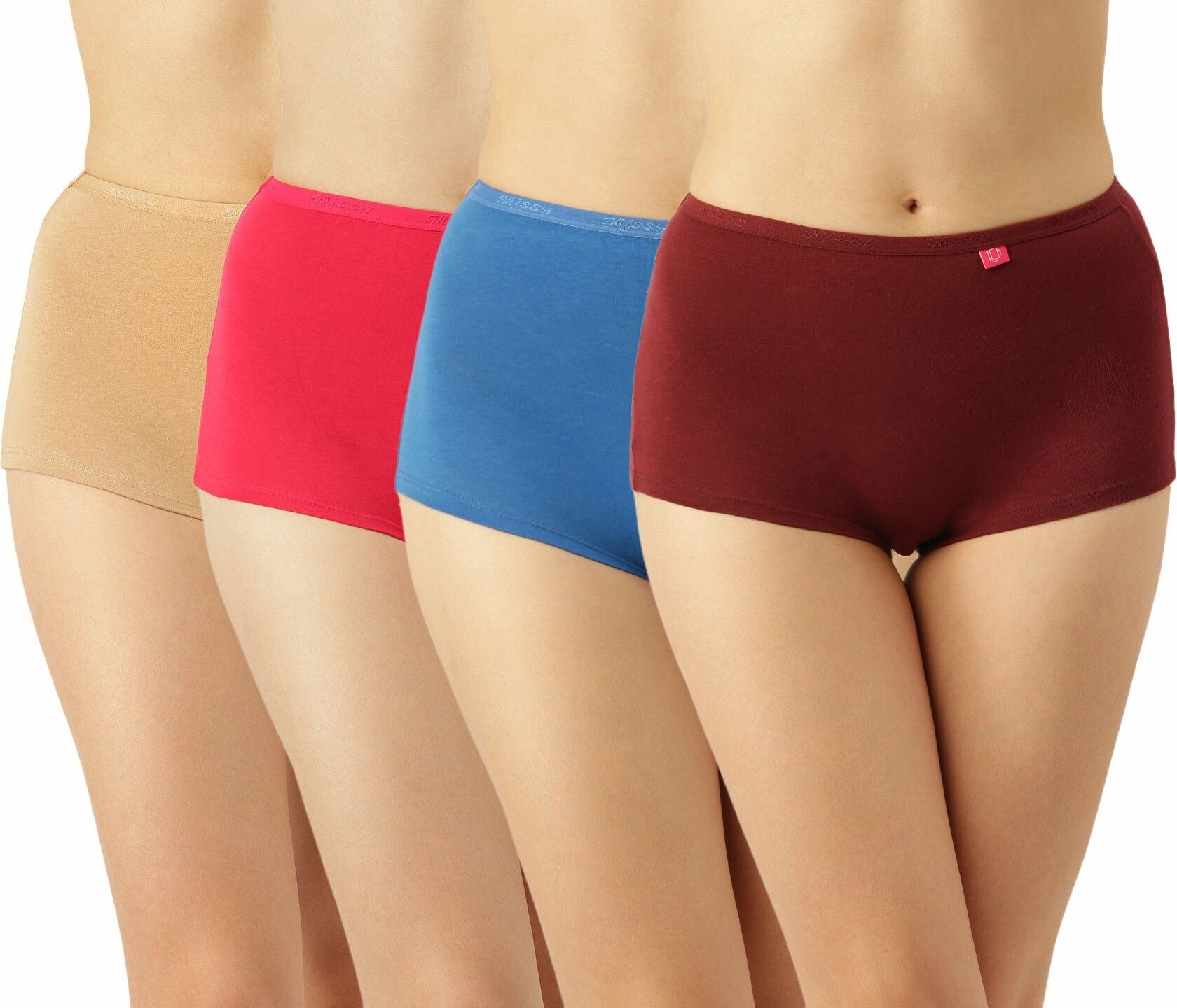 dollar missy Pack of 4 Women Boy Short Multicolor Panty-picture-34