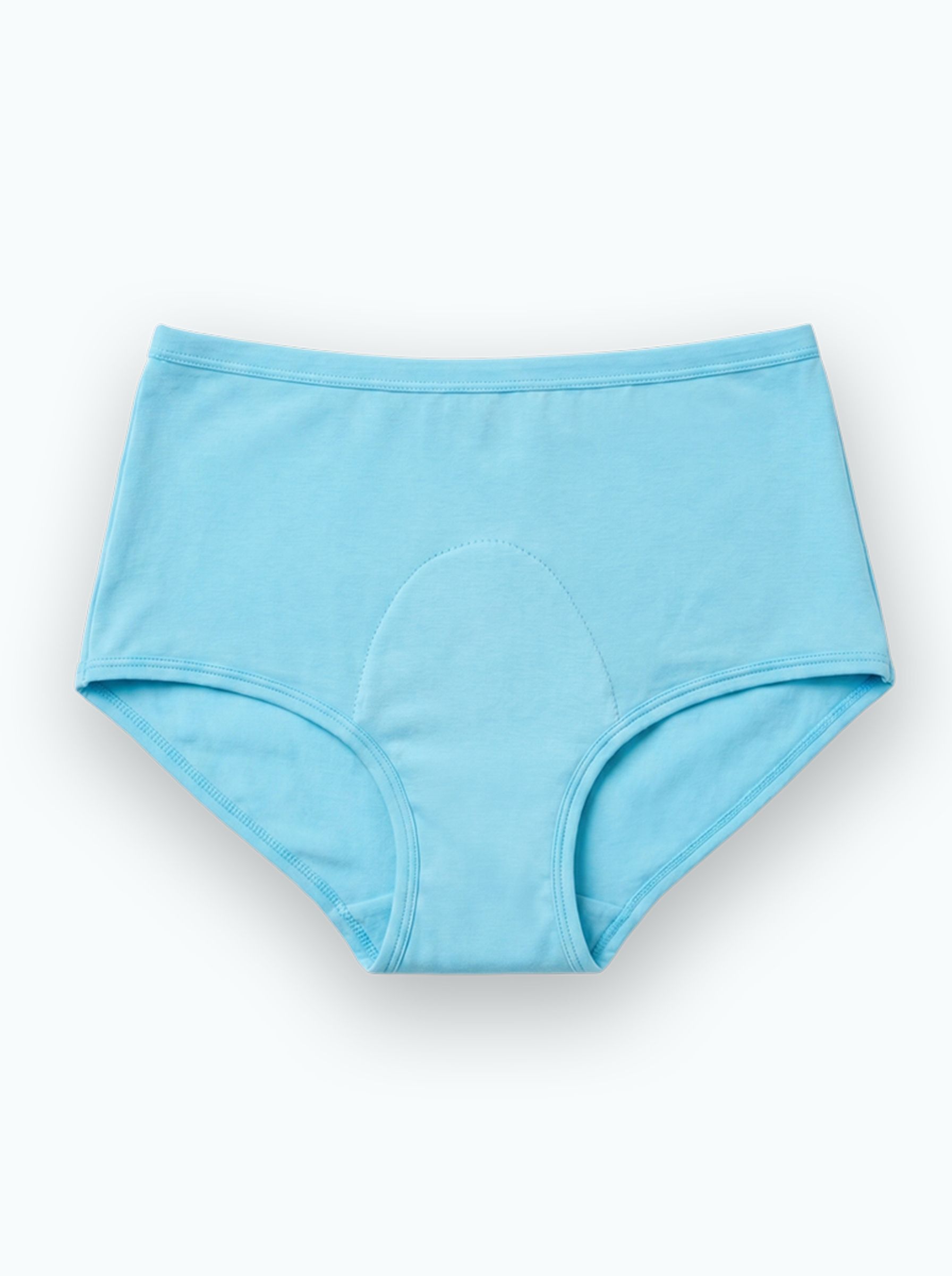 Women Periods Light Blue Panty-image-1