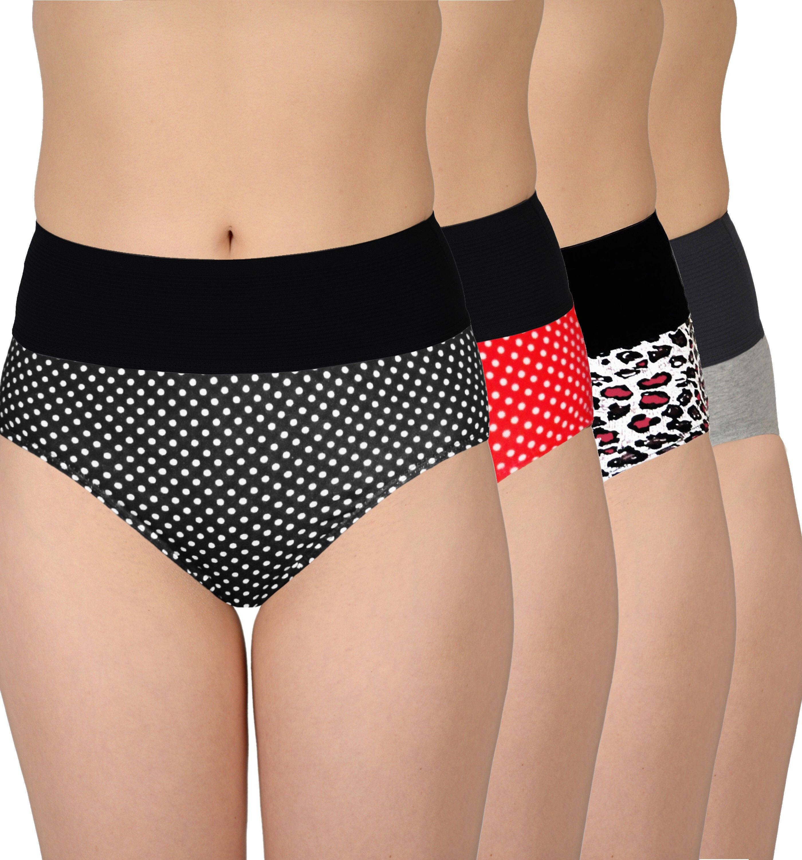 selfcare Pack of 4 Women Hipster Multicolor Panty-picture-42