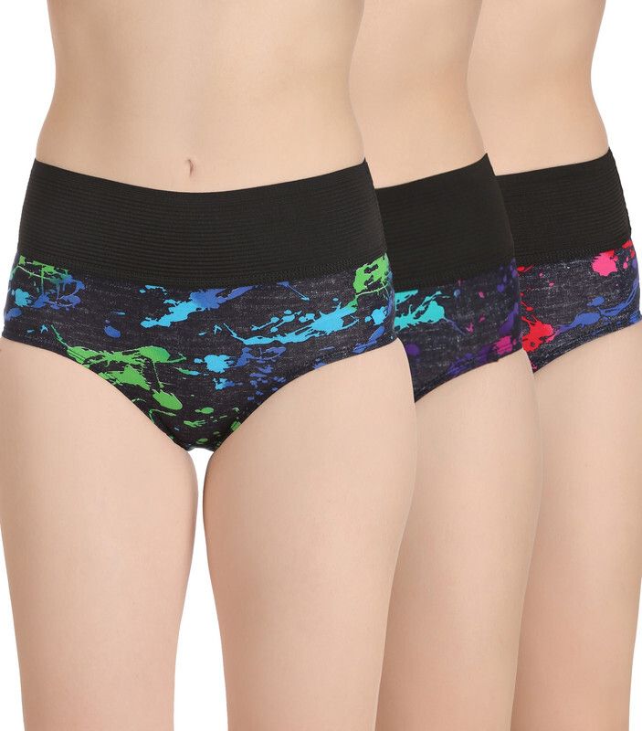 selfcare Pack of 3 Women Hipster Multicolor Panty-picture-22