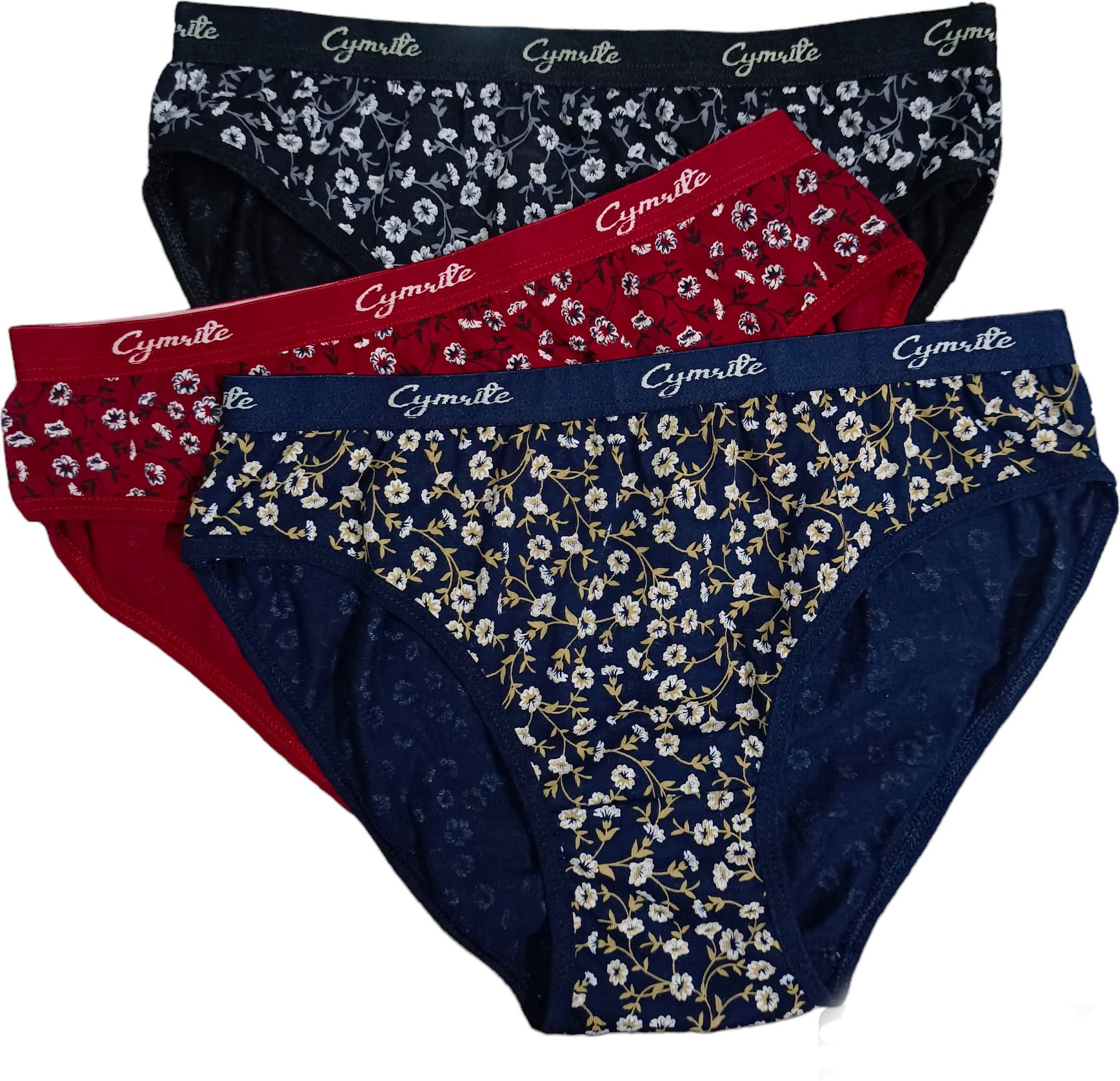 Pack of 3 Women Hipster Multicolor Panty