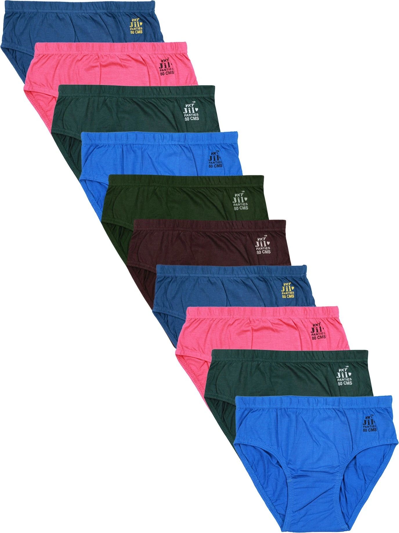 Pack of 10 Women Hipster Multicolor Panty-image-46