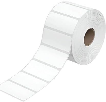 50x25 Direct Thermal Barcode Label Sticker - 2 x 1 inches - 50mm x 25mm 1000 Labels Per Roll - White Self Adhesive Sticker for Barcoding Paper Label-image-13