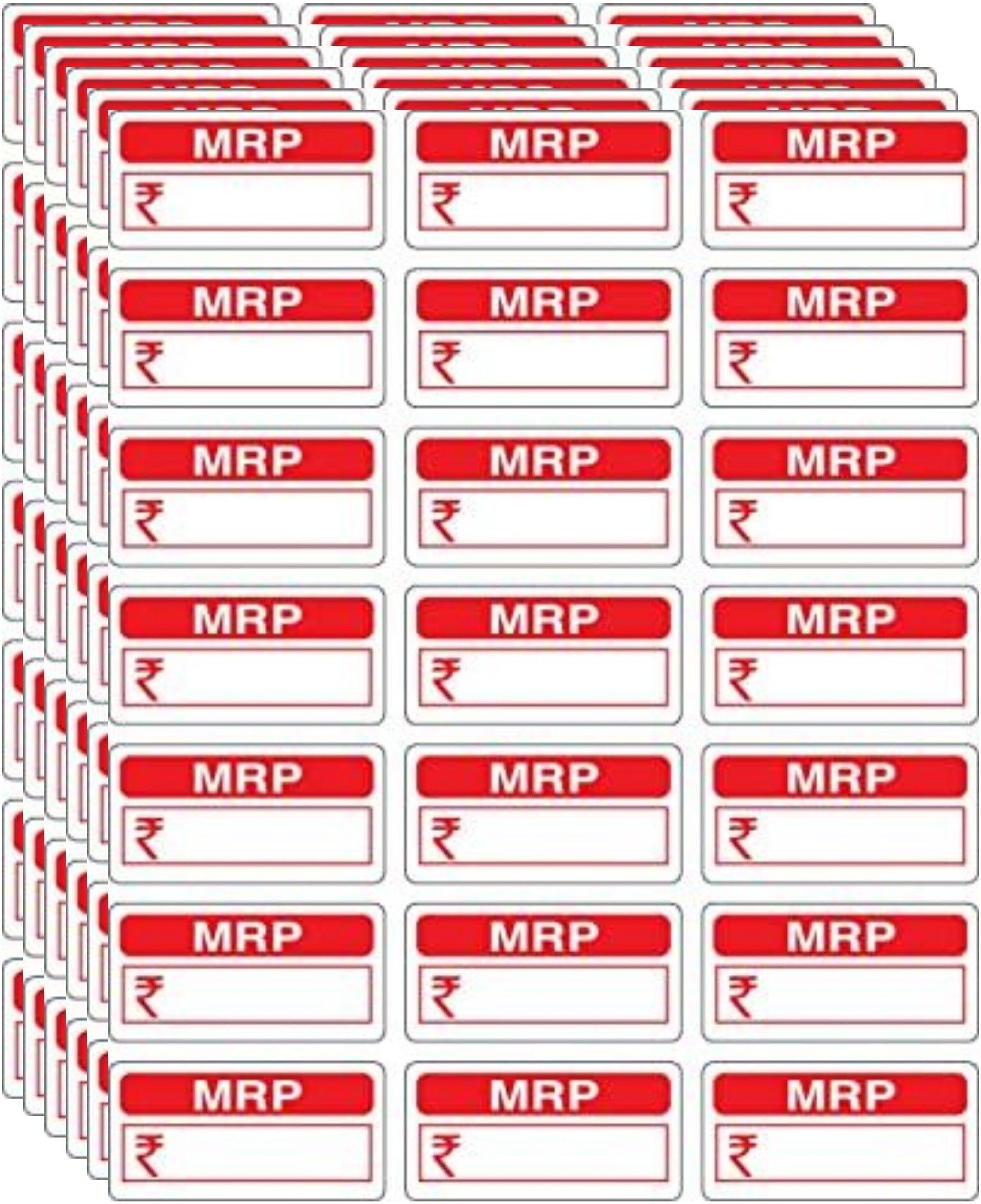 MRP Self Adhesive 800 Stickers Self Adhesive Paper Label