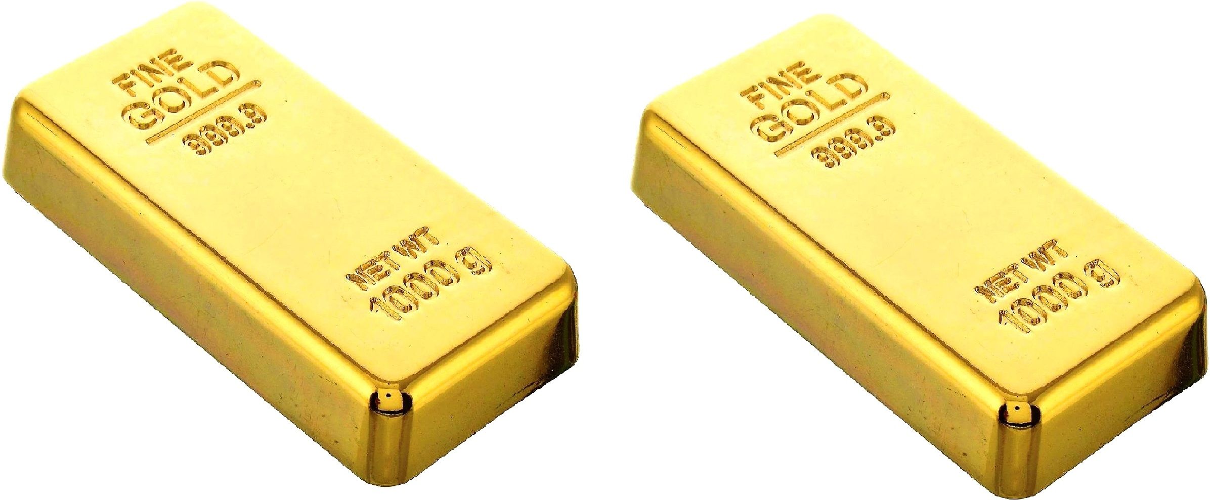 Gold Bar Paper Weight Metal Paper Weights with Glossy Finish-image-36