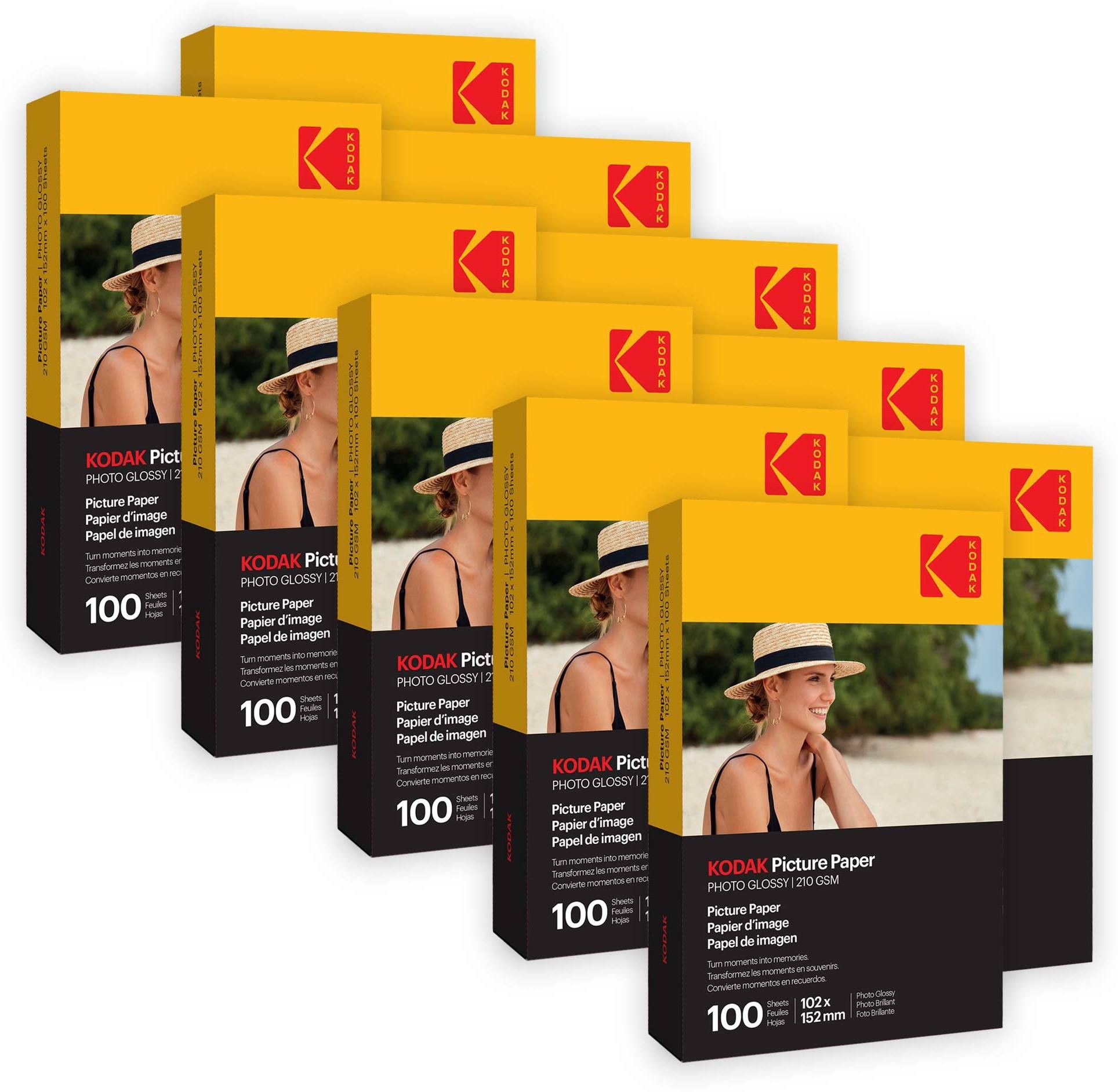 210 GSM 4R 1000 Sheets High Glossy Cast Coated Water Resistant Photo Paper unruled 4R (4X6 inch) 210 gsm Photo Paper-image-17