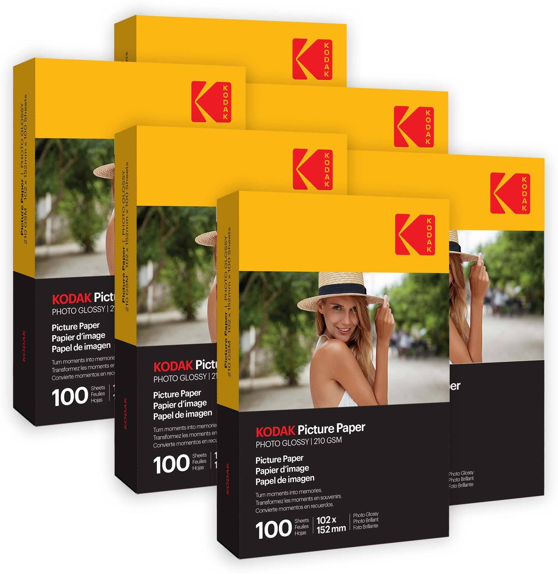 kodak High Glossy InkJet Photo Paper (102x152mm) 600 Sheets Unruled 4x6 210 gsm Photo Paper-picture-36