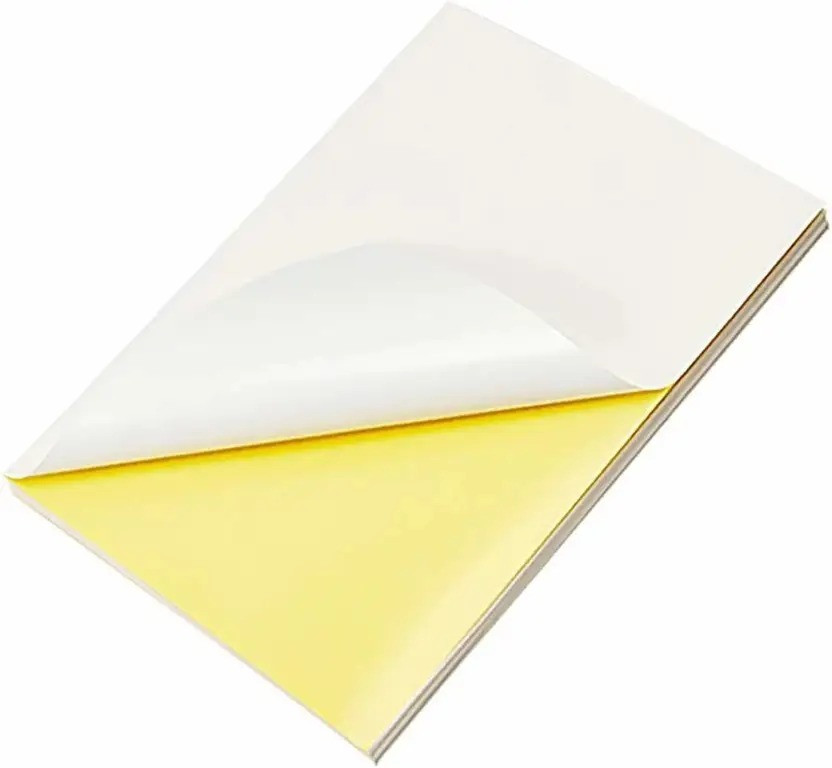 akode A4 Glossy Sticker Paper-100 Sheets in 1 Pack Unruled A4 paper Size 120 gsm Photo Paper image 1
