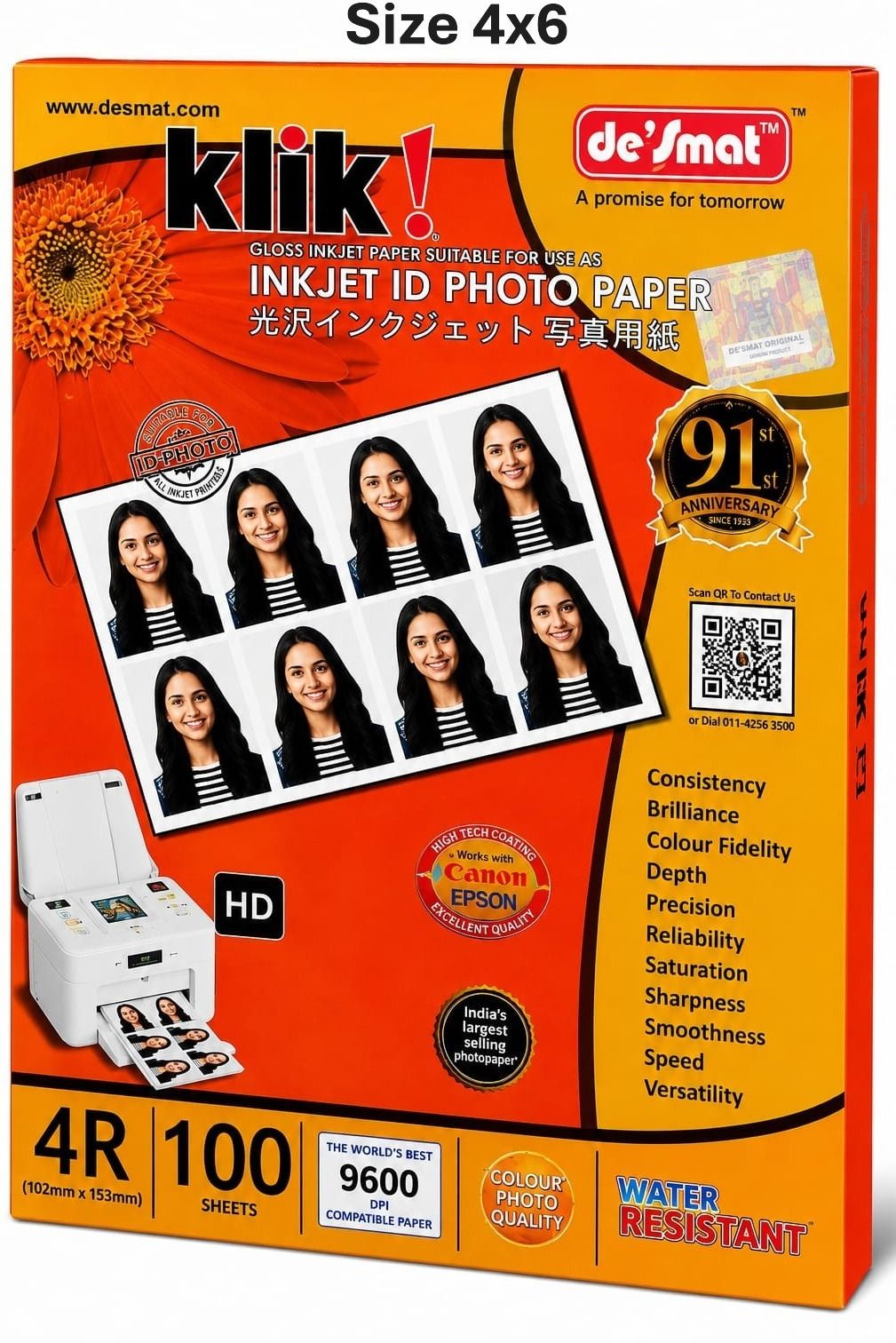 desmat Photo Studios, Photographers, E-Commerce Sellers, Office Users, Students Photo paper 4X6 180 gsm Photo Paper-picture-43
