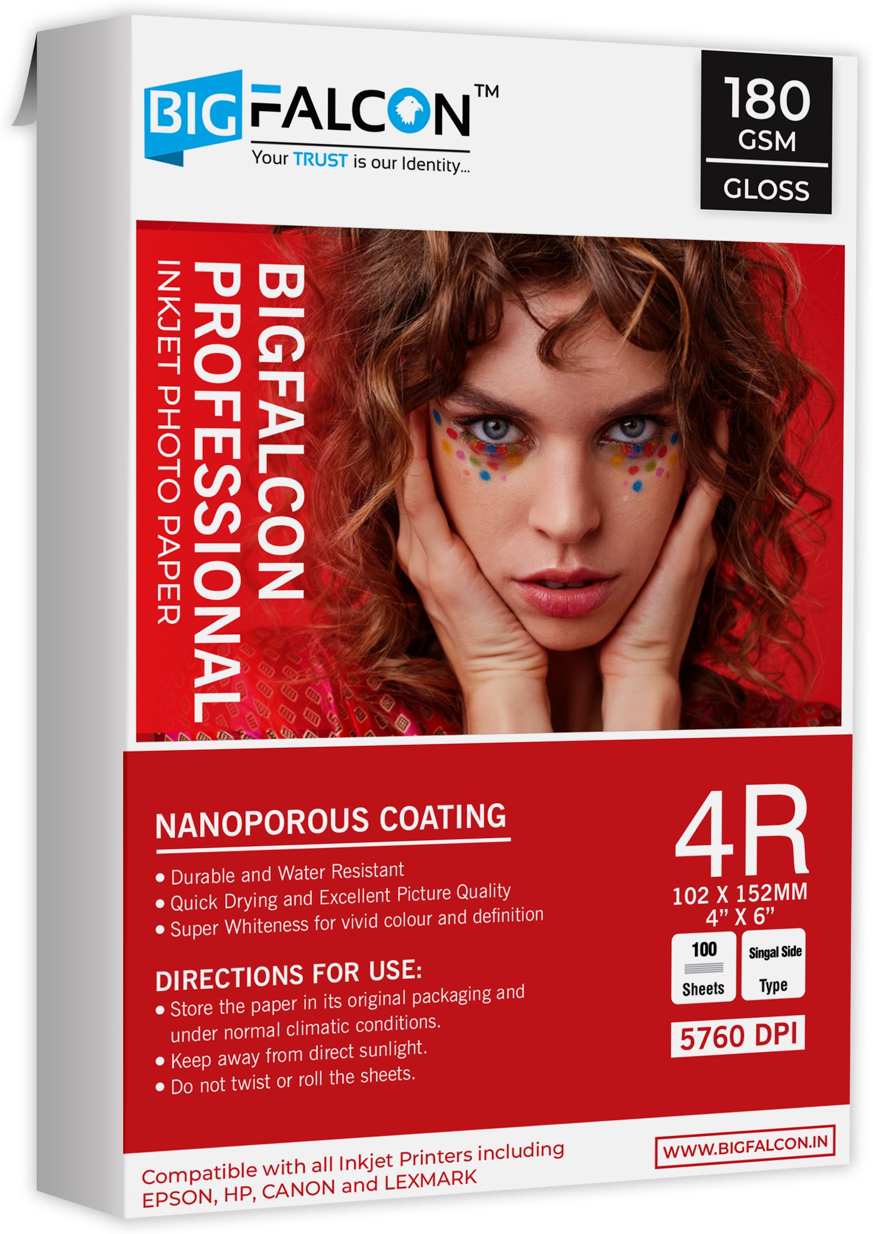 Professional 180 GSM 4R (4X6 Inch) 100 Sheet High Glossy Cast Coated Photo Paper for all Inkjet Printer 4R (102x152mm) 180 gsm Photo Paper-image-23