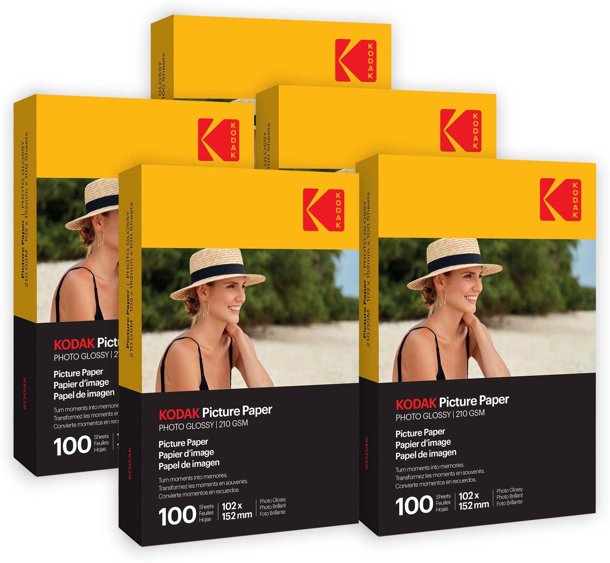 210 GSM 4R 500 Sheets High Glossy Cast Coated Water Resistant Photo Paper unruled 4R (4X6 inch) 210 gsm Photo Paper-image-16