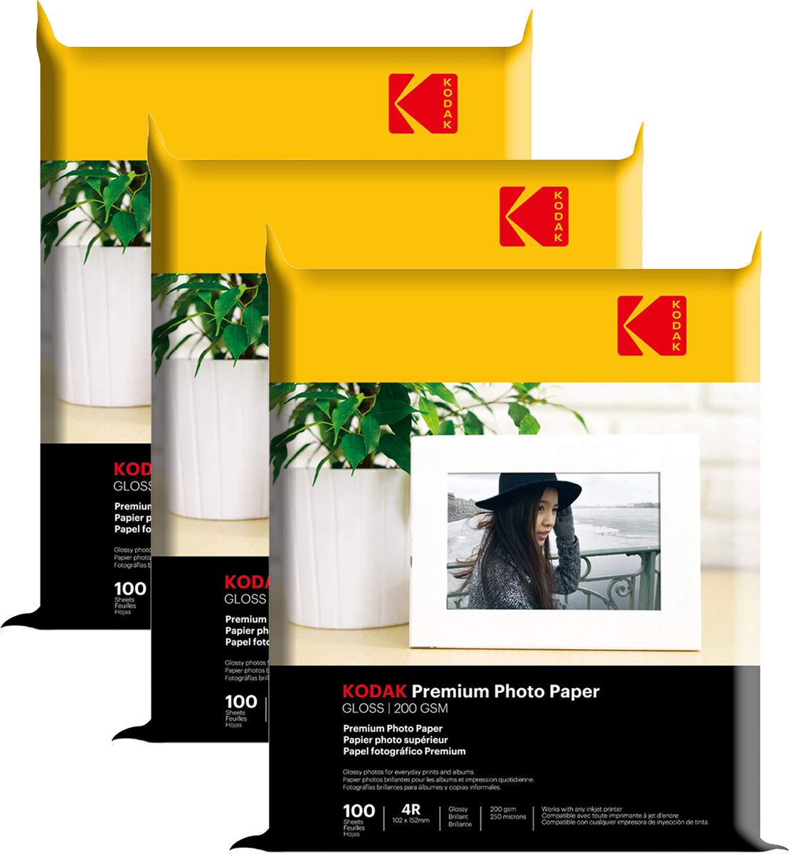 1 x 100 Sheets High Glossy 4x6 4R 200 gsm Photo Paper