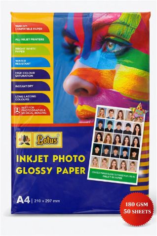 Glossy Paper Shinny A4 180 gsm Photo Paper