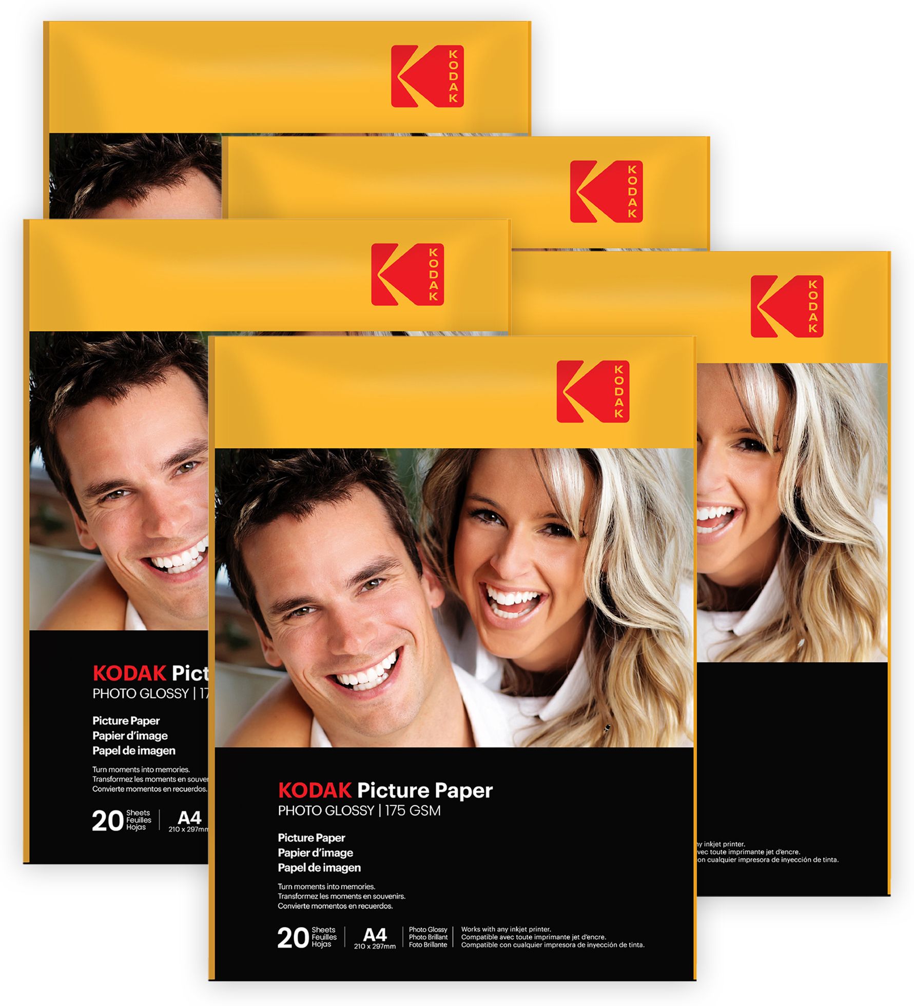 kodak High Glossy InkJet Photo Paper 175 GSM UnruledA4 (210 x 297mm)100 Sheets Unruled A4 175 gsm Photo Paper-picture-10