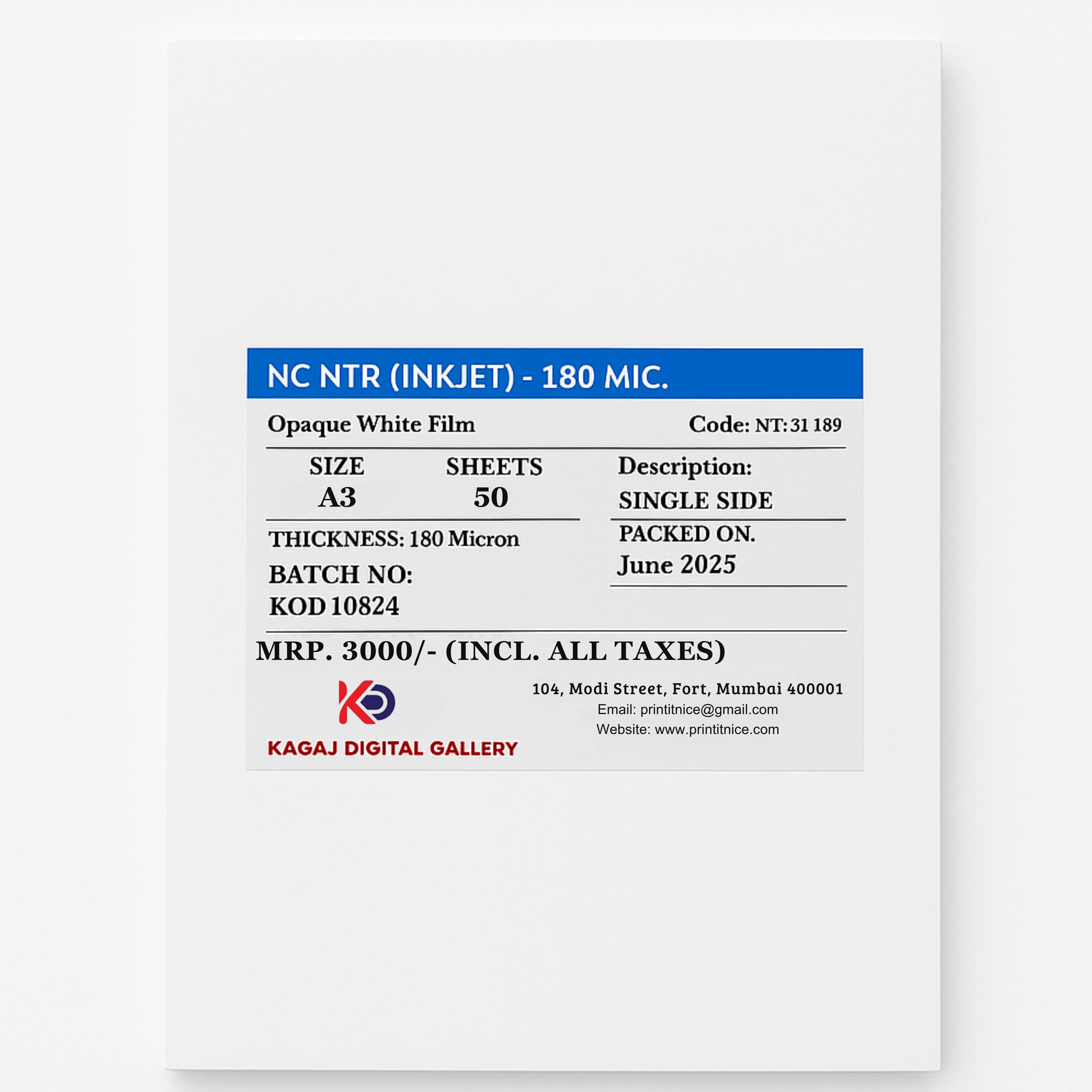 nice colour NT Glossy Photo Paper | Single Side | Premium Quality A3 16.54x11.69 Inch 180 gsm Photo Paper-picture-25