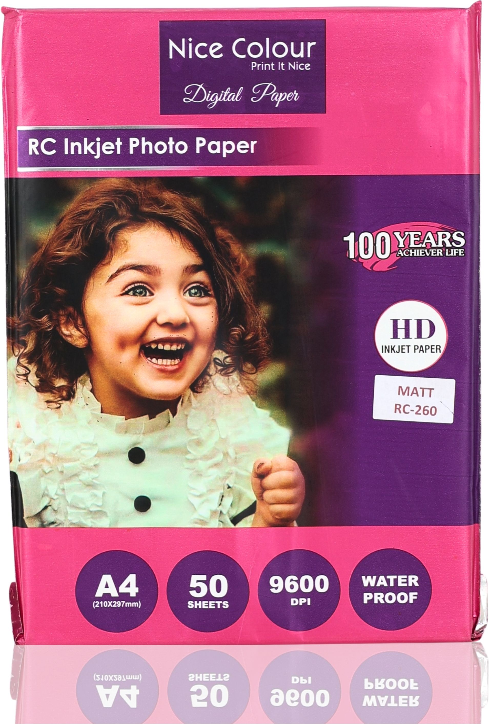nice colour RC Matt Inkjet Photo Paper Water Proof, 9600 DPI A4 260 gsm Photo Paper-picture-44