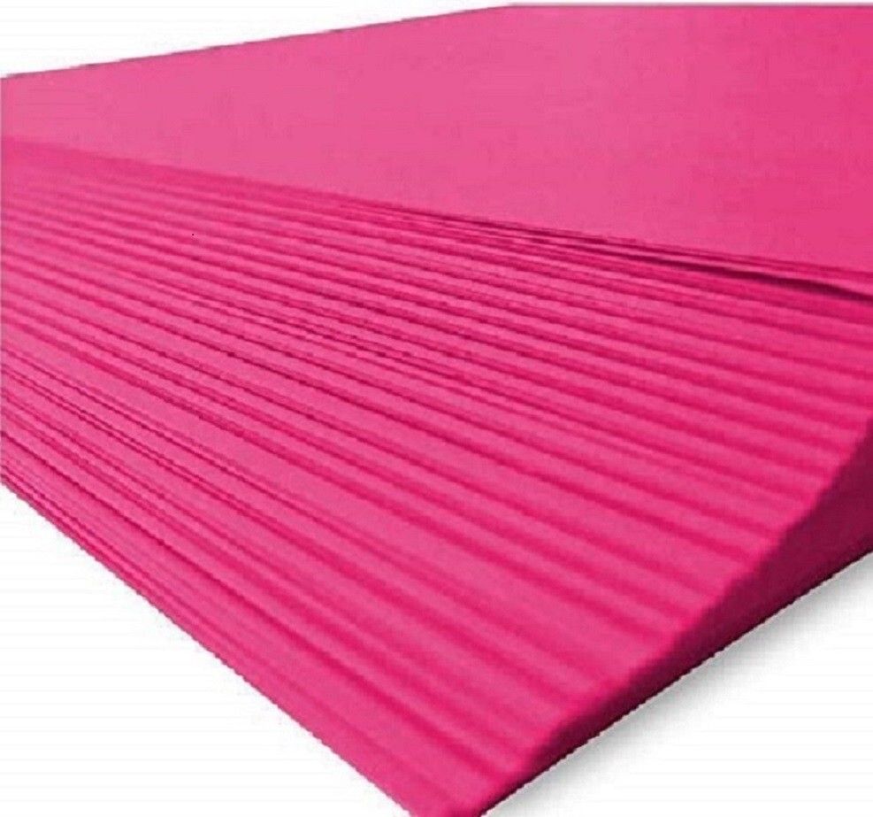 eclet A4 Bright Color Paper - Pink Colour | 120 GSM-Premium Bright Colour Paper | Pack of 40 Sheets Ideal for Art, Craft, Printing, etc A4 140 gsm Coloured Paper-picture-39