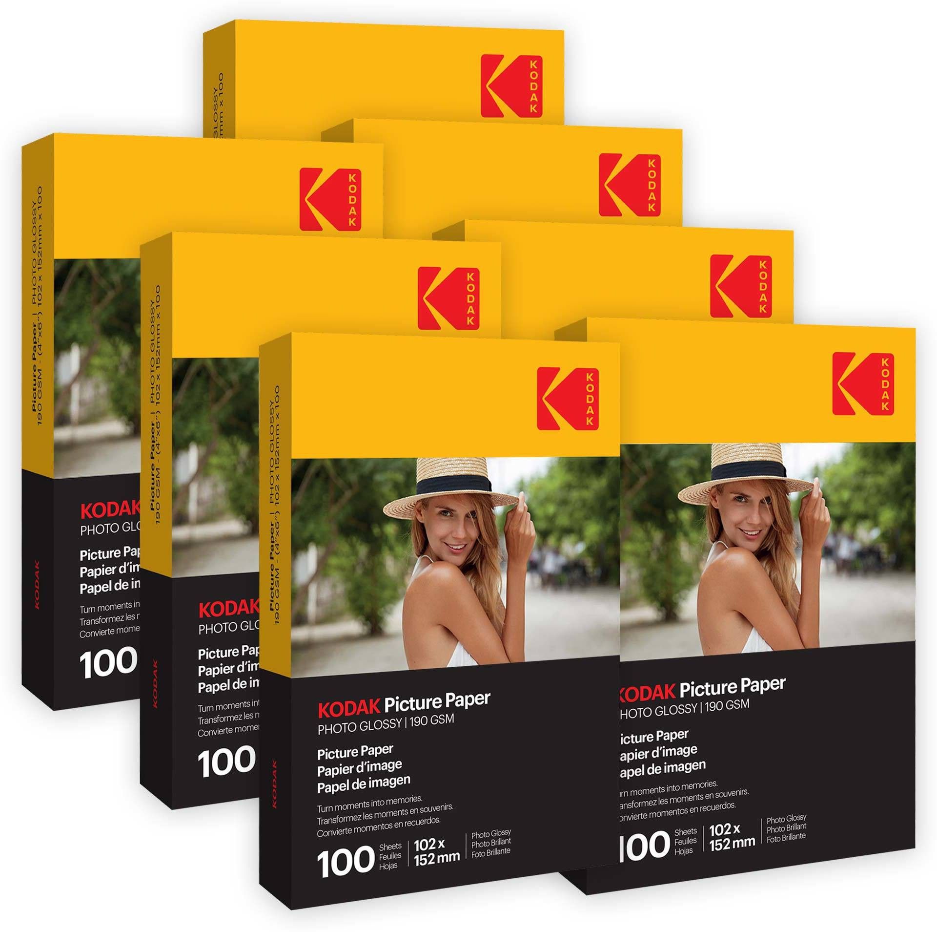 kodak 190 GSM 4R 700 Sheets High Glossy Cast Coated Water Resistant Photo Paper unruled 4R (4X6 inch) 190 gsm Photo Paper-picture-38