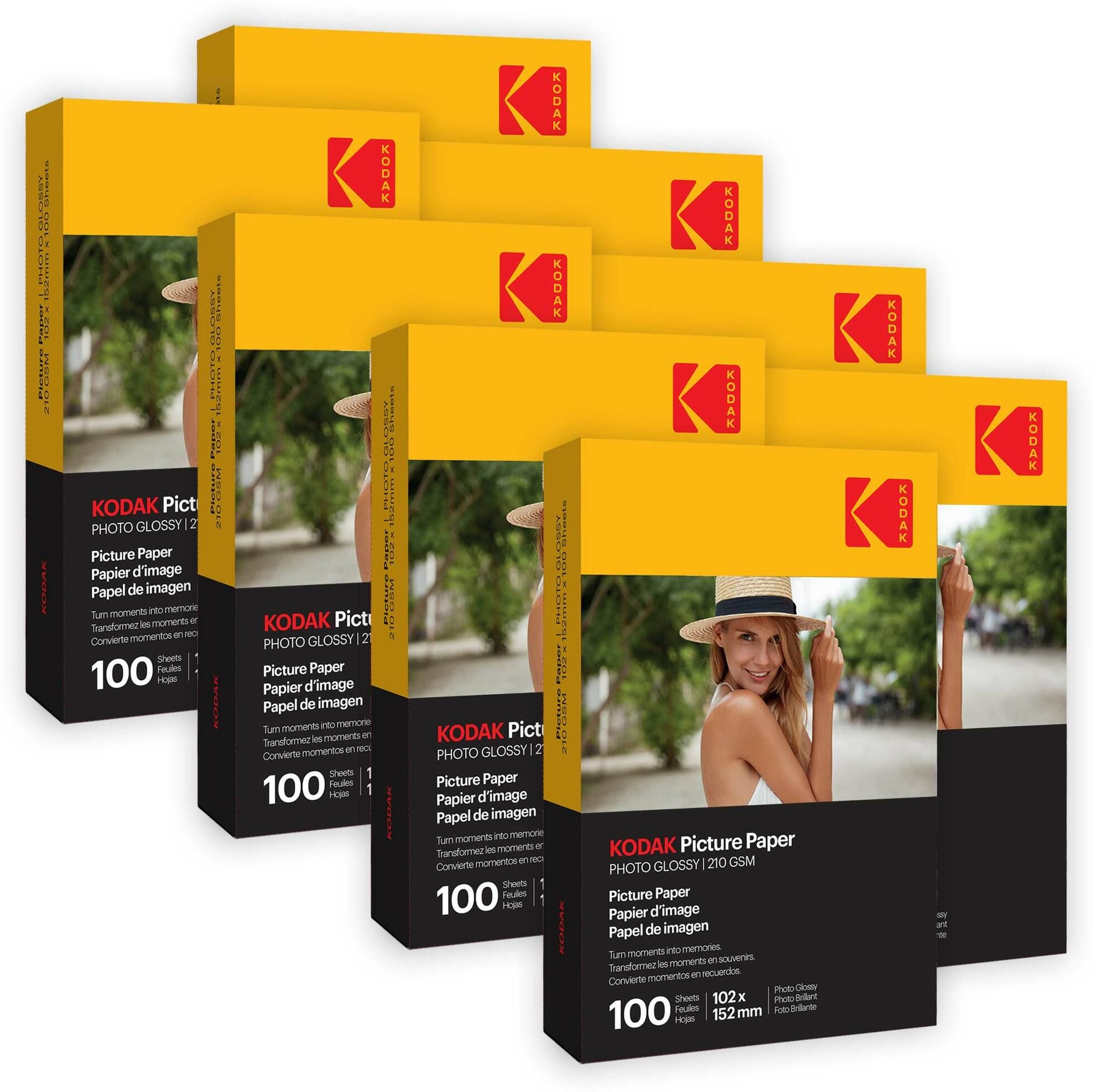kodak High Glossy InkJet Photo Paper (102x152mm) 800 Sheets Unruled 4*6 210 gsm Photo Paper-picture-35