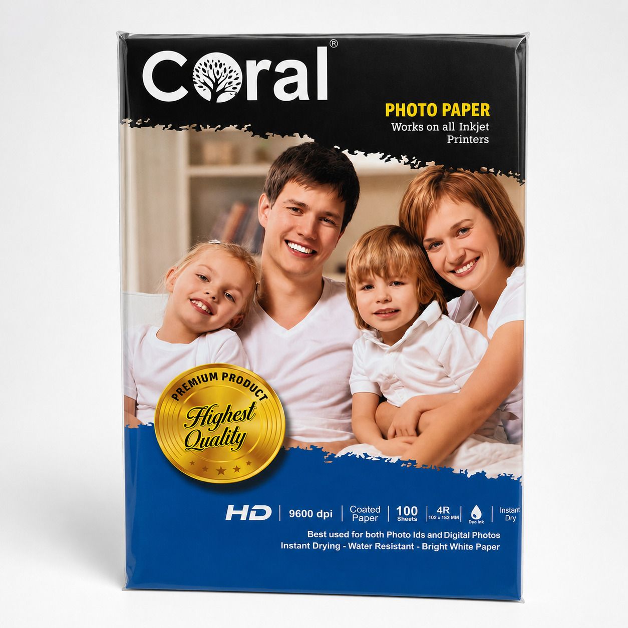 HD Glossy 100 Sheets Unruled 4R (102 × 152 mm) 250 gsm Photo Paper-image-11