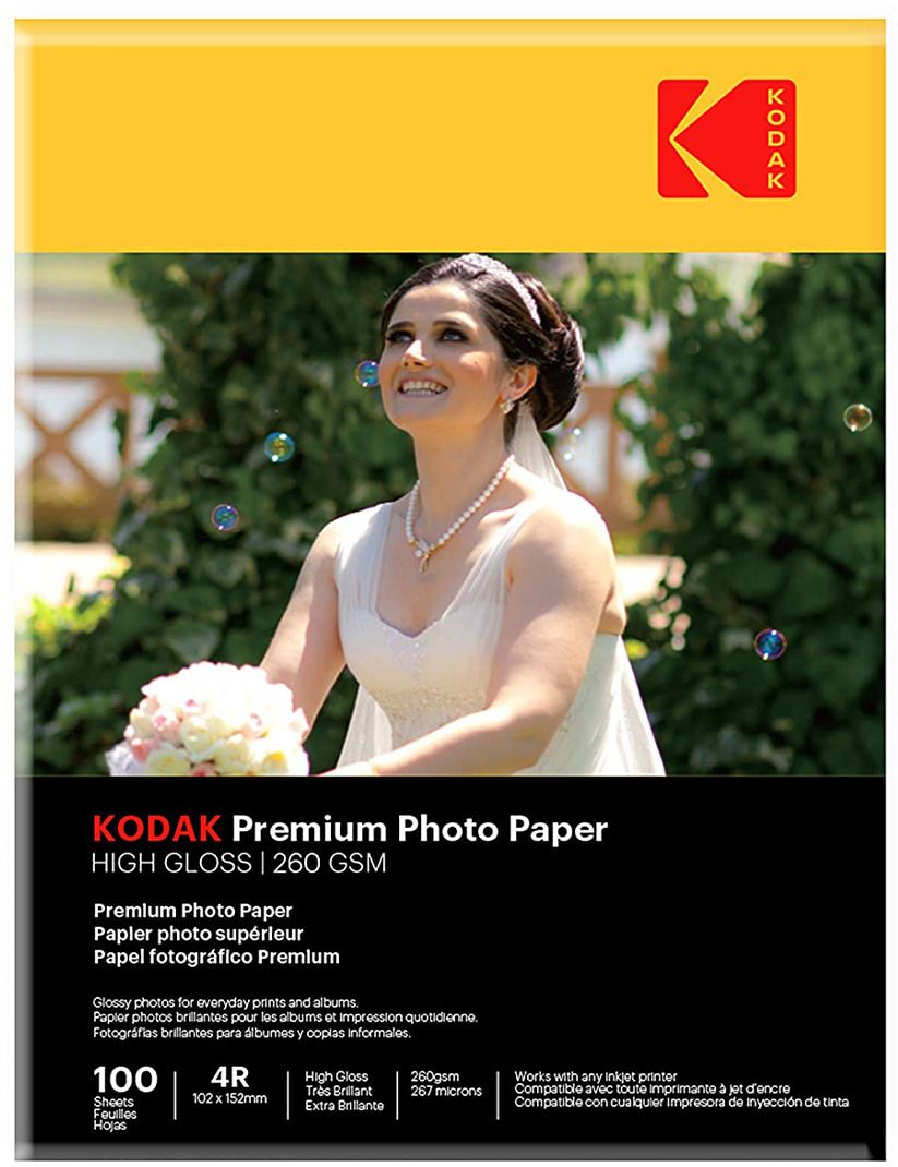 260 GSM 4R Photo Paper High Glossy Unruled 4R 260 gsm Photo Paper