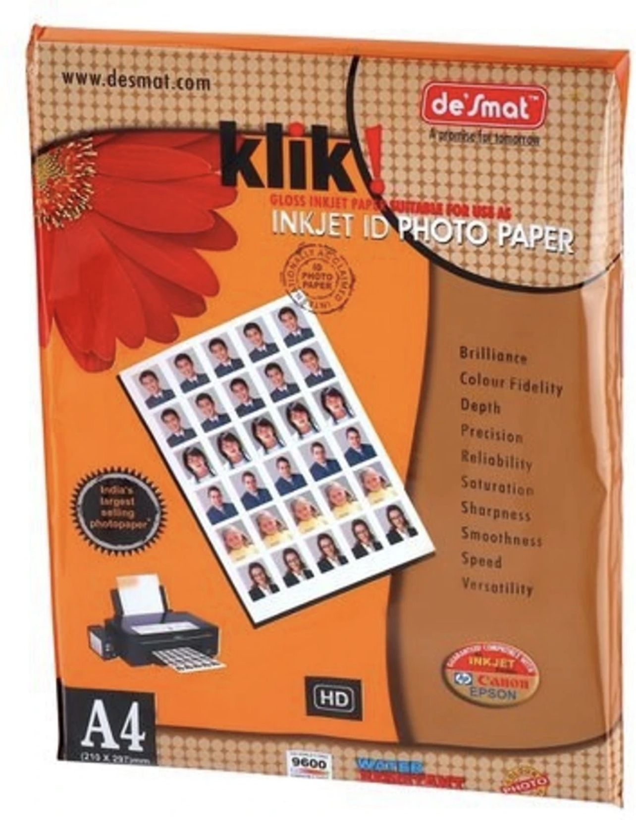 maple Photo paper inkjet paper A4 size 50pages Unruled A4 180 gsm Photo Paper-picture-11