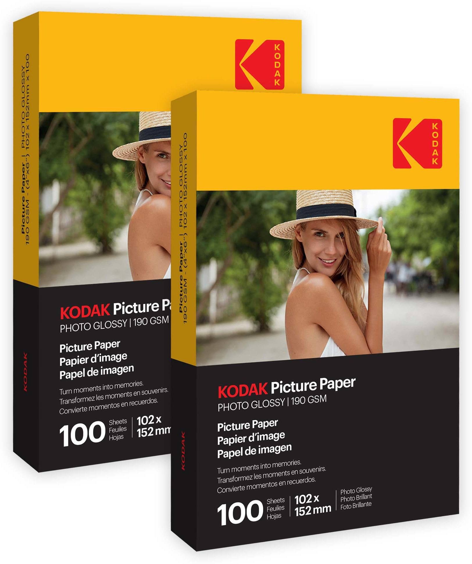 kodak 190 GSM 4R 200 Sheets High Glossy Cast Coated Water Resistant Photo Paper unruled 4R (4X6 inch) 190 gsm Photo Paper-picture-16
