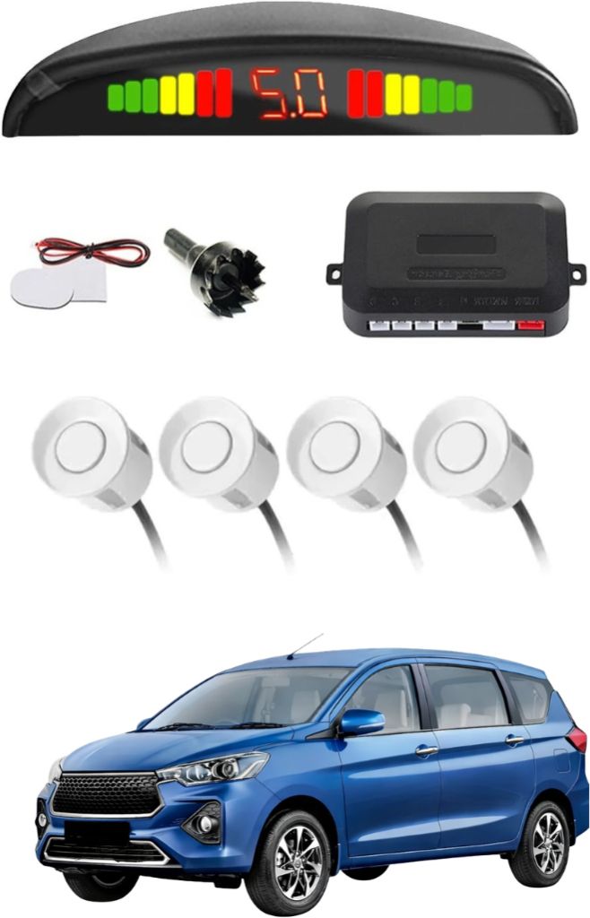 White Car Parking Sensor B25 Car White Parking Reverse Sensors For Toyota Rumion Set of 4 Pcs Parking Sensor-image-48