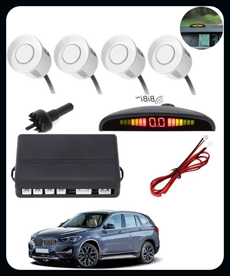 AP- 4 White Reverse Parking SeAPor-AP25A505 NS- 4 White Reverse Parking Sensor-AP25A505 Parking Sensor-image-26