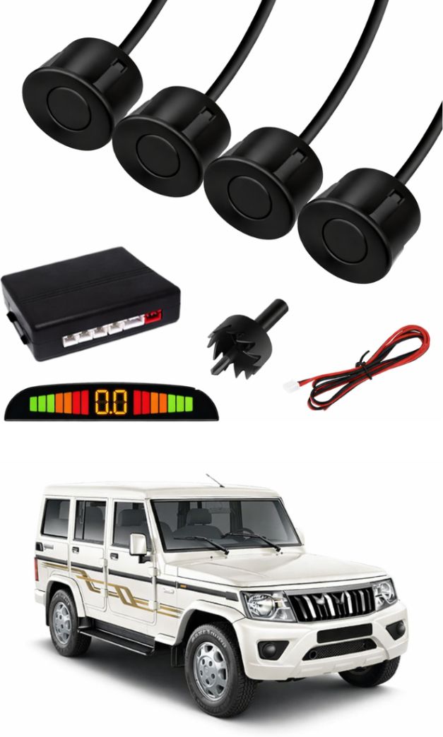 Black Car Parking Sensor F57 Car Black Parking Reverse Sensors For Mahindra Bolero Set of 4 Pcs Parking Sensor-image-24