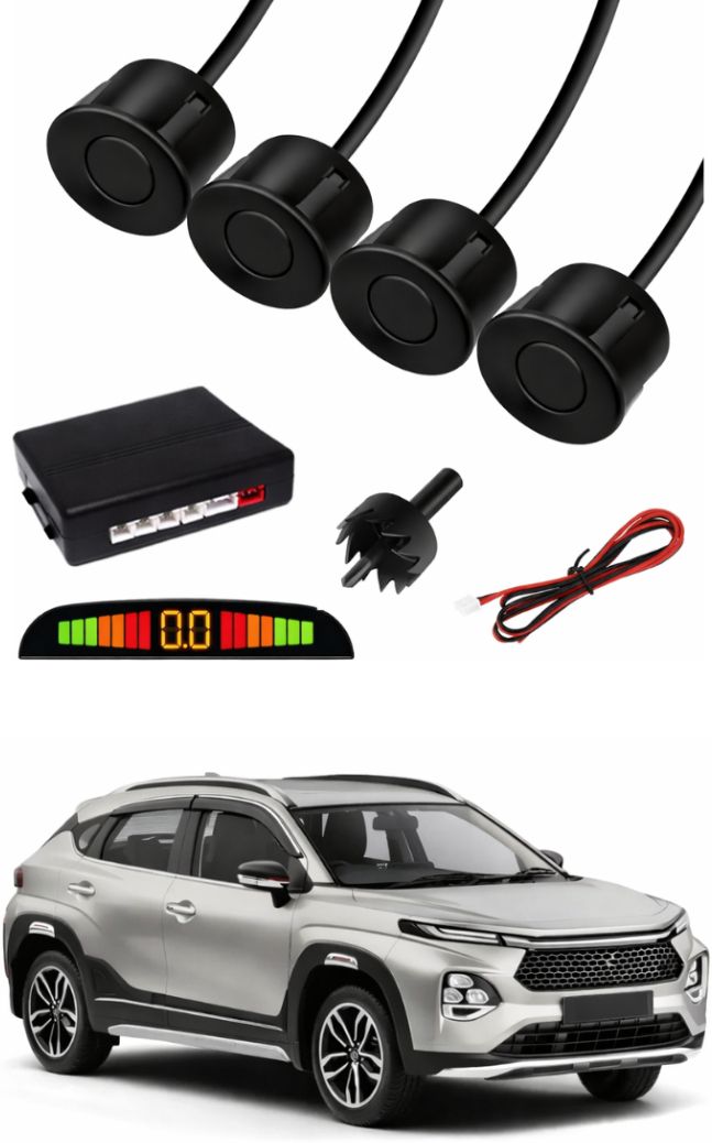 drivexpert Black Car Parking Sensor L73 Car Black Parking Reverse Sensors For Toyota Urban Cruiser Taisor Parking Sensor-picture-18