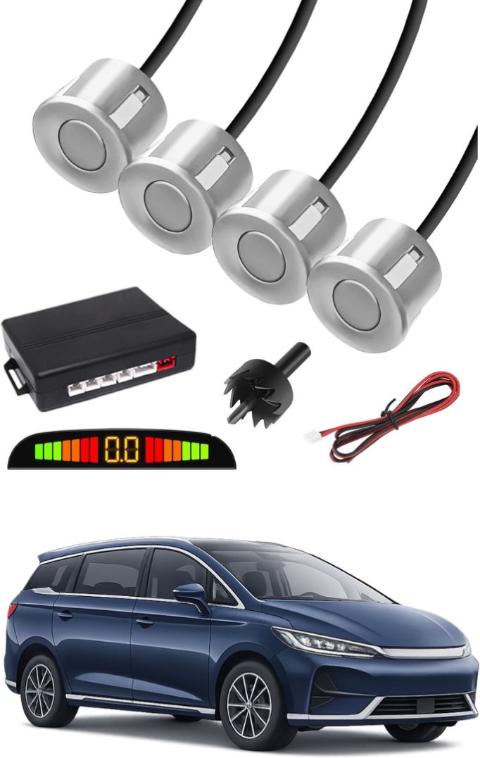 markoplus Silver Car Parking Sensor E178 Car Silver Parking Reverse Sensors For BYD E6 e Max 7 Set of 4 Pcs Parking Sensor-picture-19