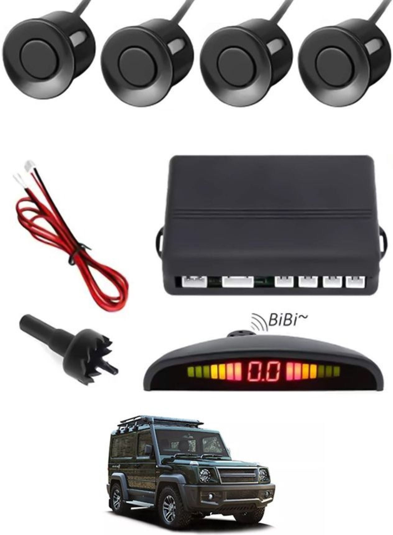 Universal 4 Black Reverse Parking Sensor-AF25A947 Universal 4 Black Reverse Parking Sensor-AF25A947 Parking Sensor-image-14