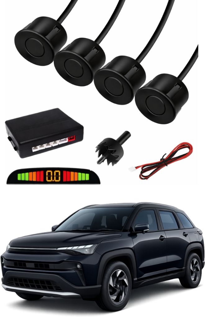 drivexpert Latest Black Car Parking Sensor K169 Car Black Parking Reverse Sensors Set of 4 Parking Sensor-picture-34