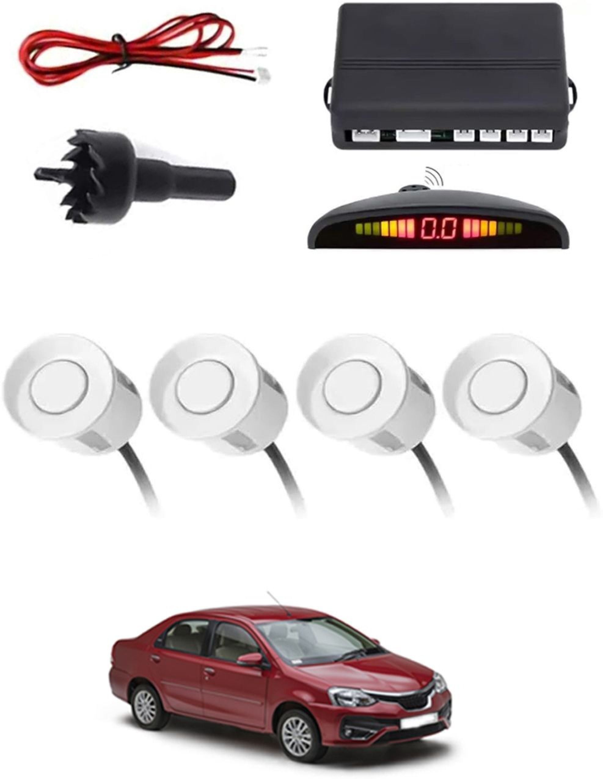 Universal 4 White Reverse Parking Sensor-AF25B398 Universal 4 White Reverse Parking Sensor-AF25B398 Parking Sensor-image-17