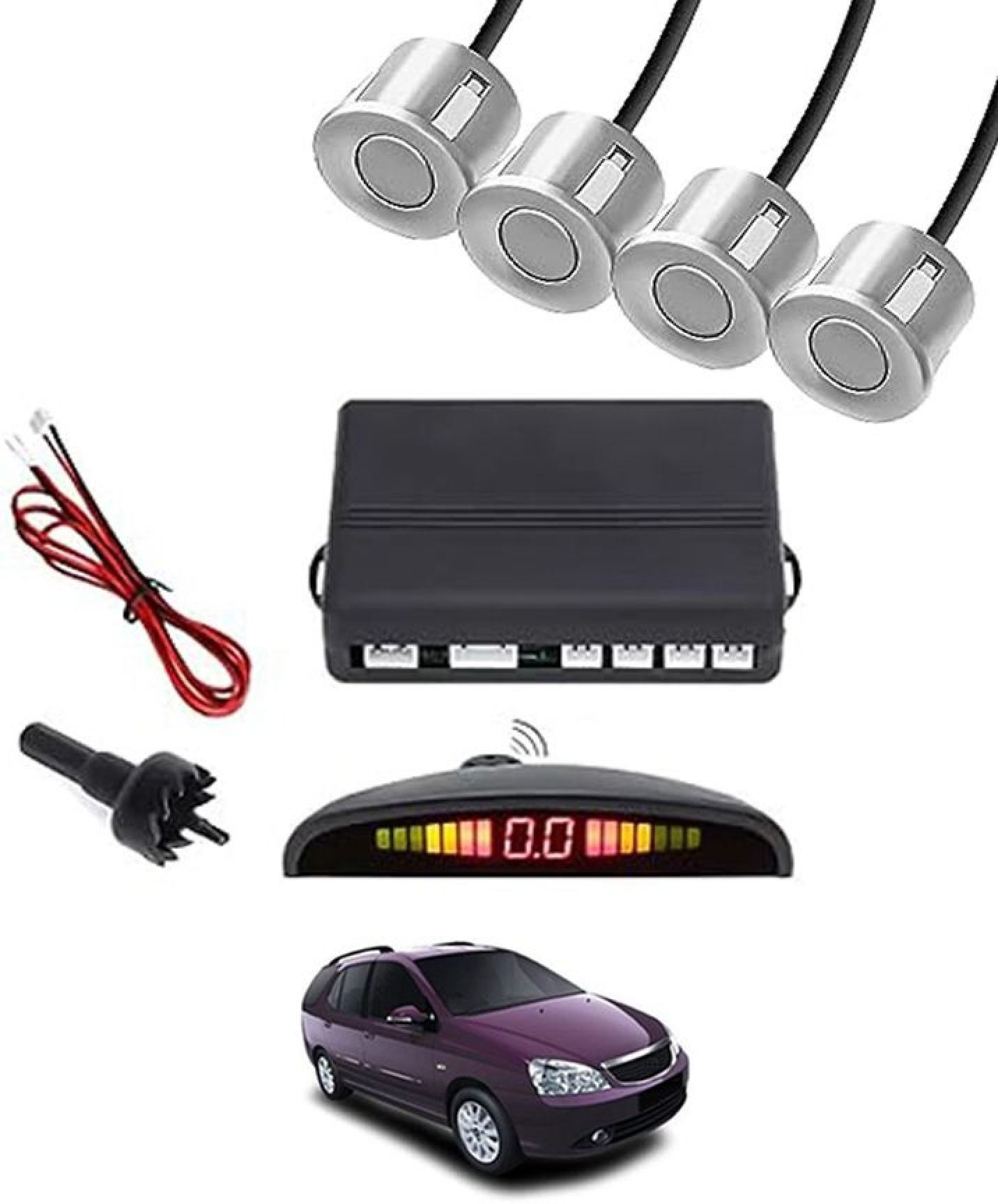 aarsh stores NW_Universal 4 Silver Reverse Parking Sensor-AF25A153 NW_Universal 4 Silver Reverse Parking Sensor-AF25A153 Parking Sensor-picture-16