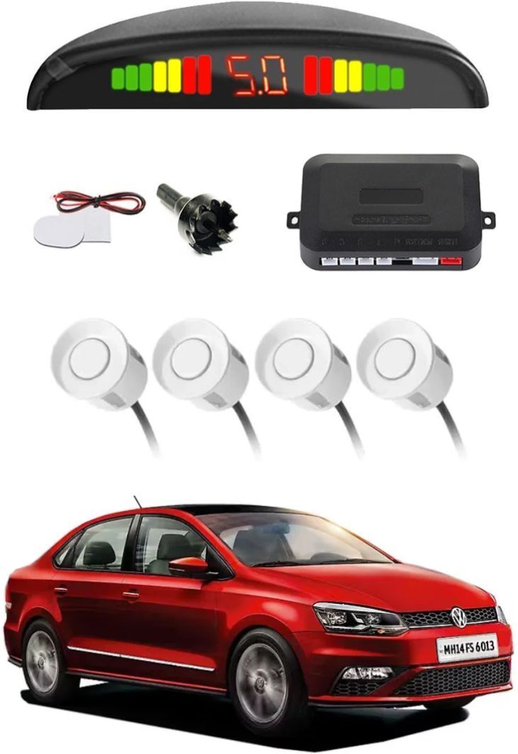 amsik Car Parking Sensor White F158 Car Safety System White Color Parking Sensor Parking Sensor-picture-17
