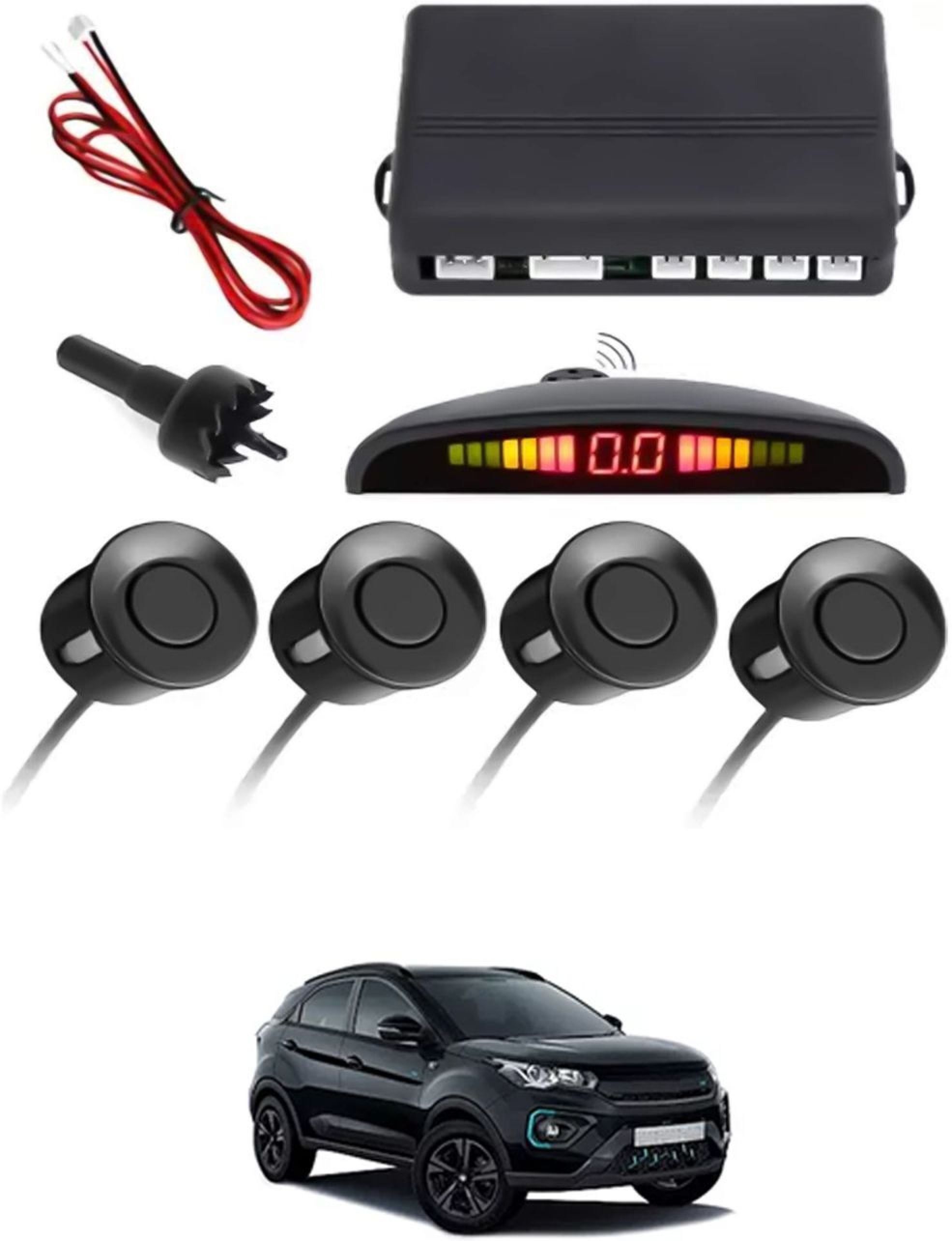 motobridge NEW Universal 4 Black Reverse Parking Sensor-AF25A978 NEW Universal 4 Black Reverse Parking Sensor-AF25A978 Parking Sensor-picture-22