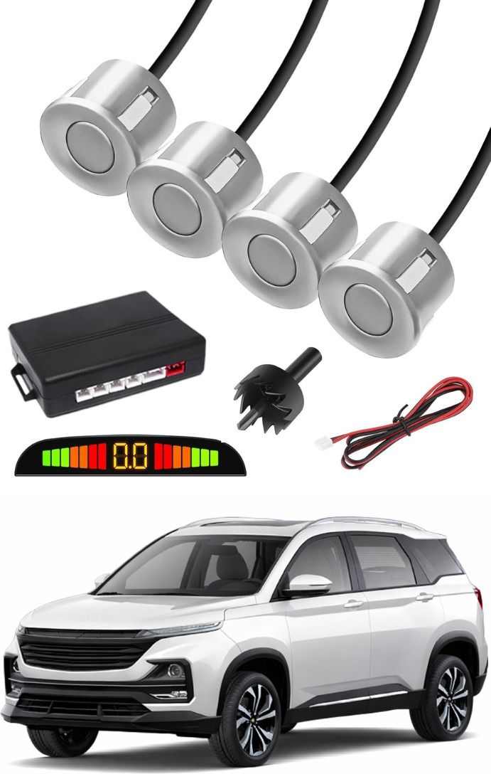 Silver Car Parking Sensor A102 Car Silver Parking Reverse Sensors For Captiva Set of 4 Pcs Parking Sensor-image-28